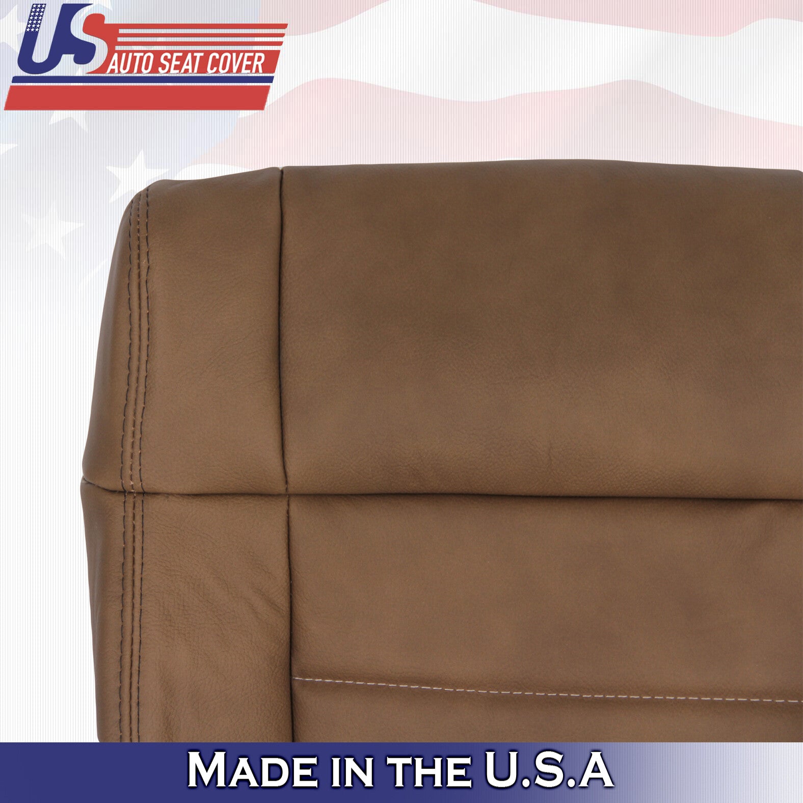 For 2007-2010 Fits Jeep Wrangler Rubicon Driver Bottom Leather Cover Saddle Tan