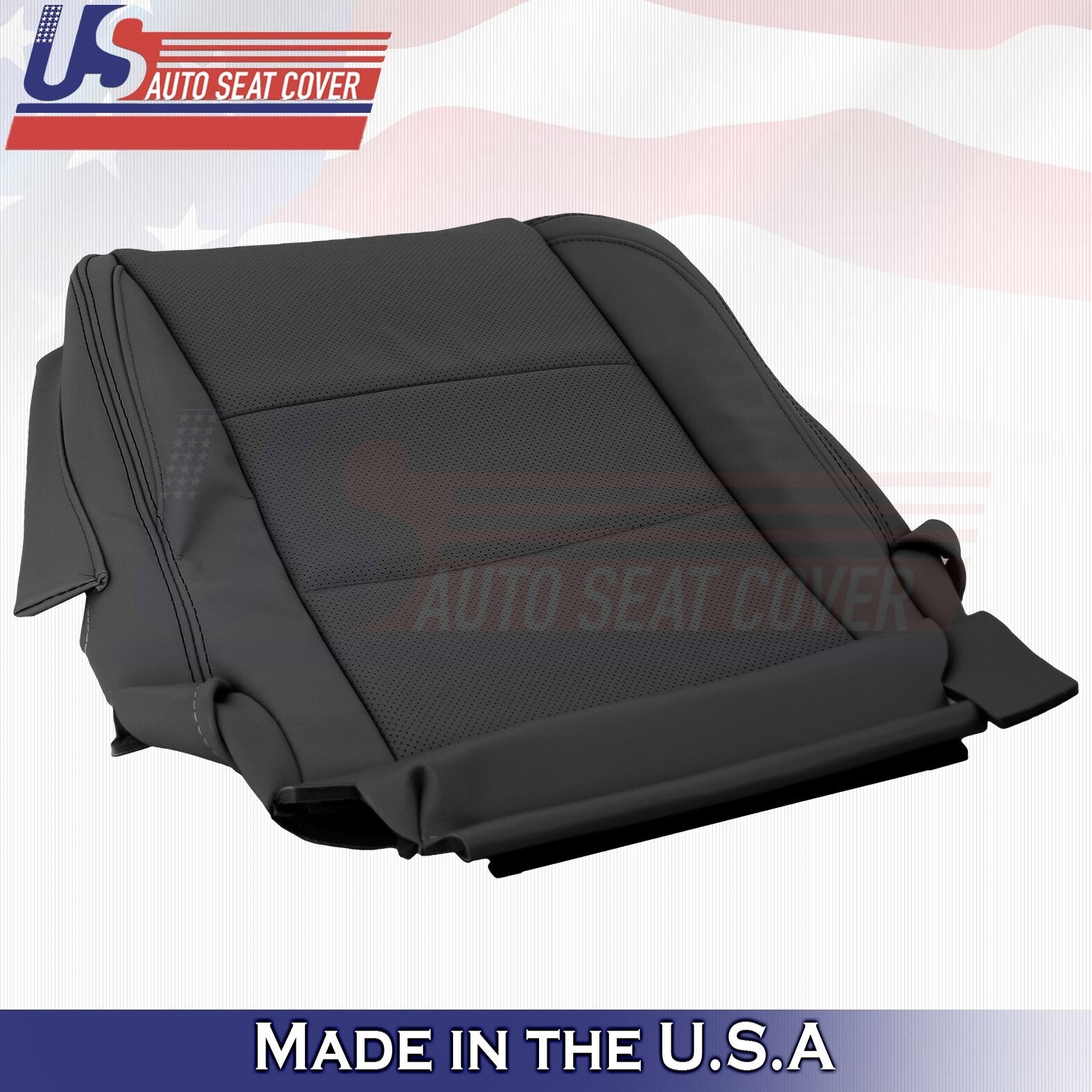 2017 2018 2019 2020 For Lexus GS350 Passenger Bottom Leather Seat Cover Black