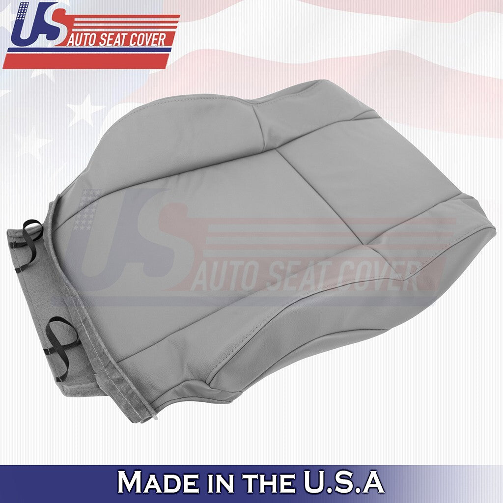 2014 2015 Fits Toyota Tacoma Front Driver Upper Genuine Leather Seat Cover Gray