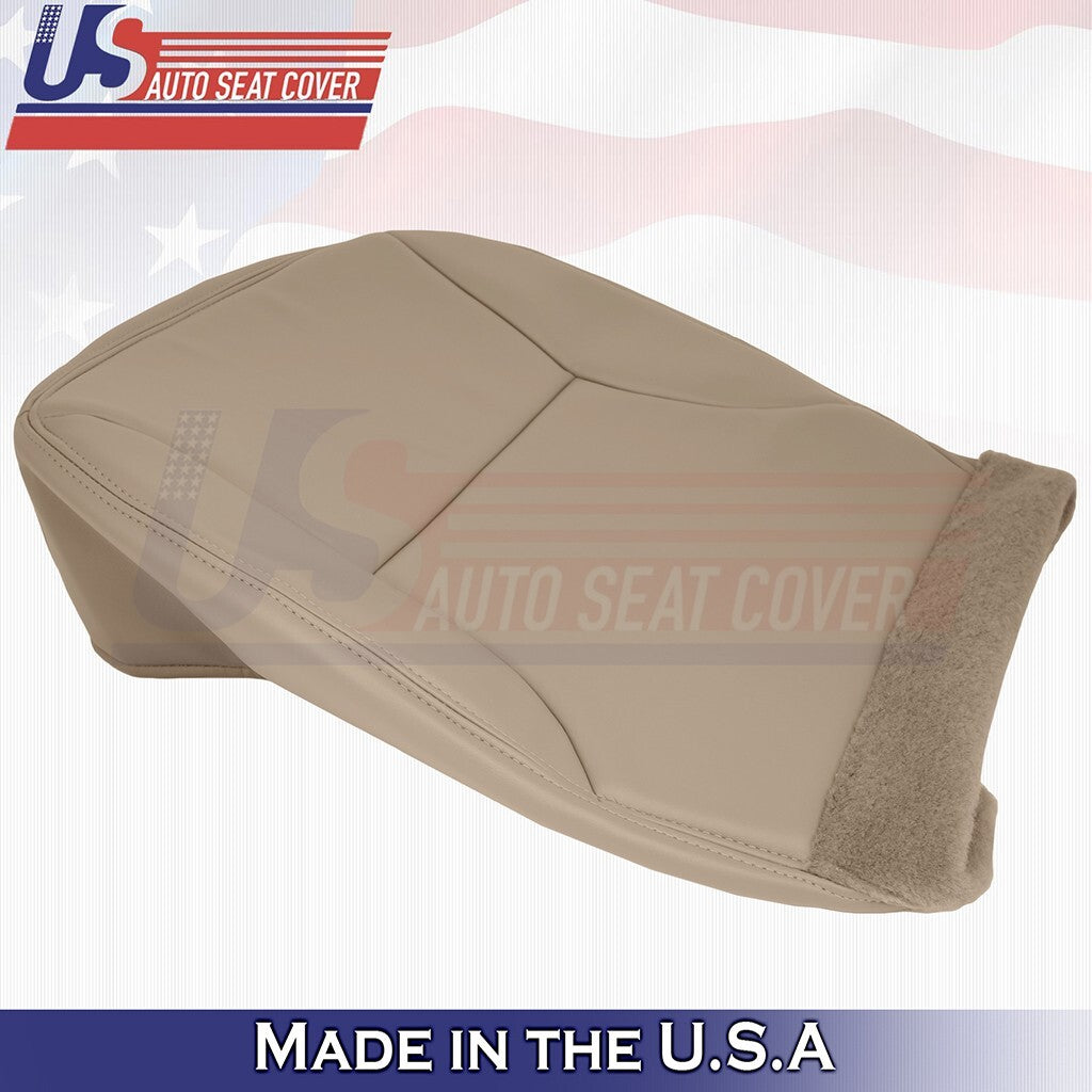1997 1998 Fits Ford F150 Lariat Driver &Passenger Bottoms Leather Seat Cover Tan