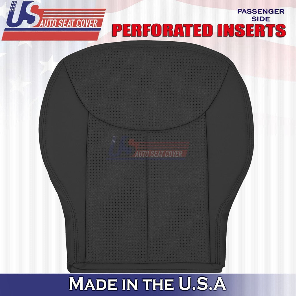 2003 to 2007 For Mercedes Benz SL500 Left & Right Bottoms Leather Cover Black