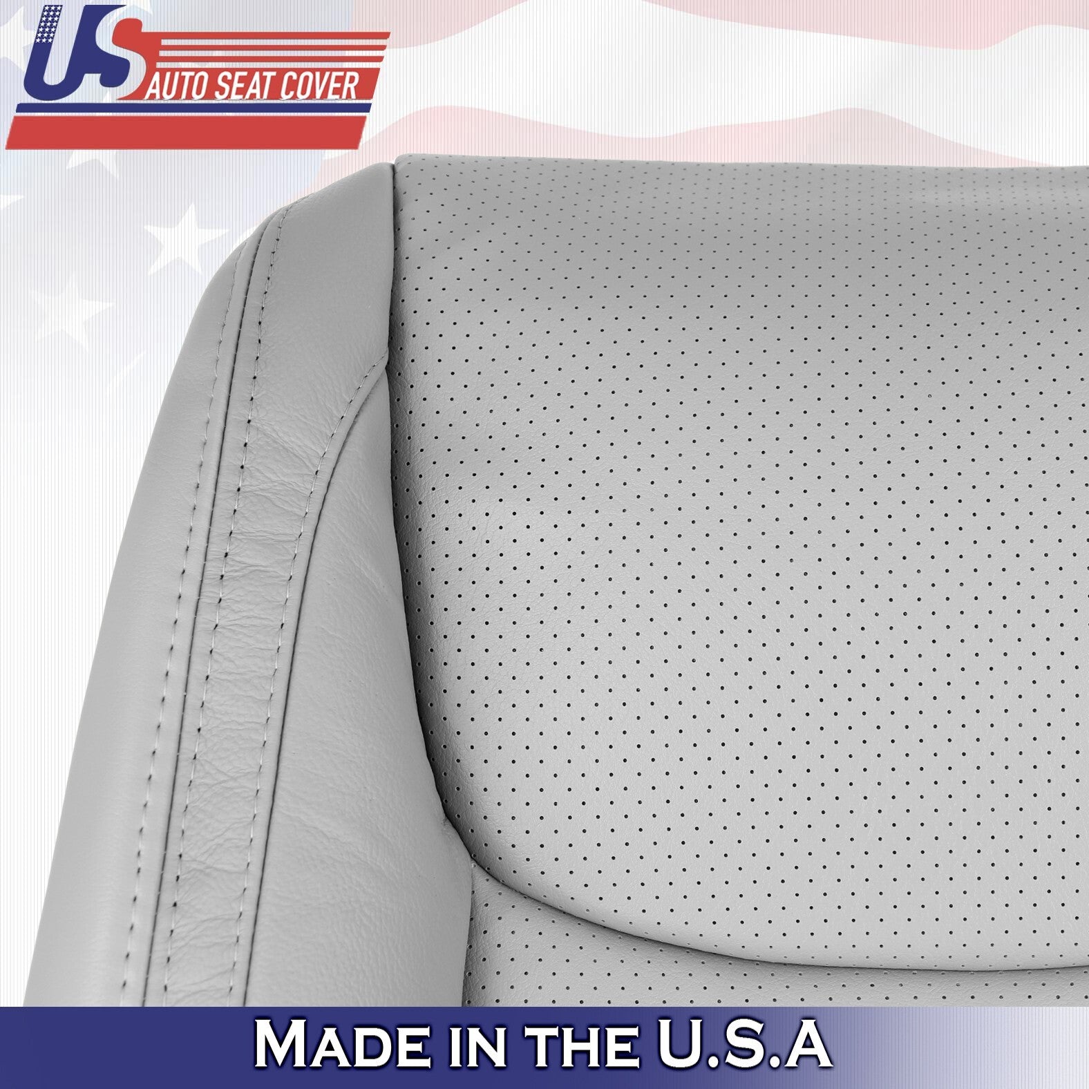 2001 2002 2003 For Toyota Highlander Driver & Passenger Tops Leather Covers Gray