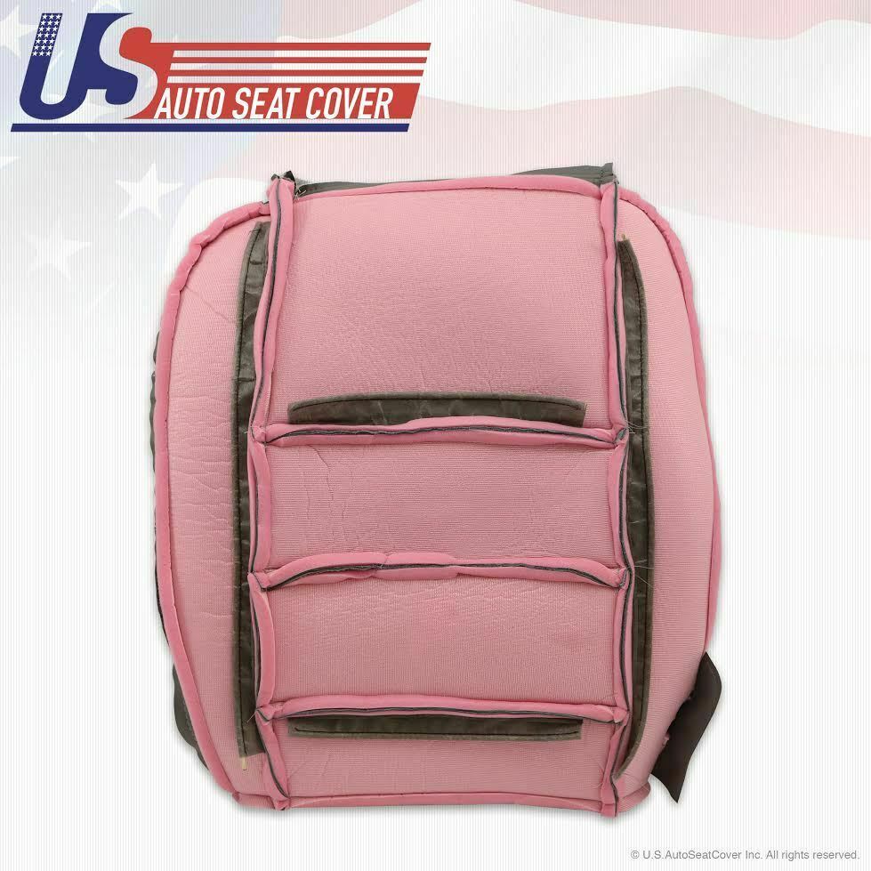 02 -07 Ford F250 F350 Lariat PASSENGER Bottom Leather Seat Cover Gray Perforated