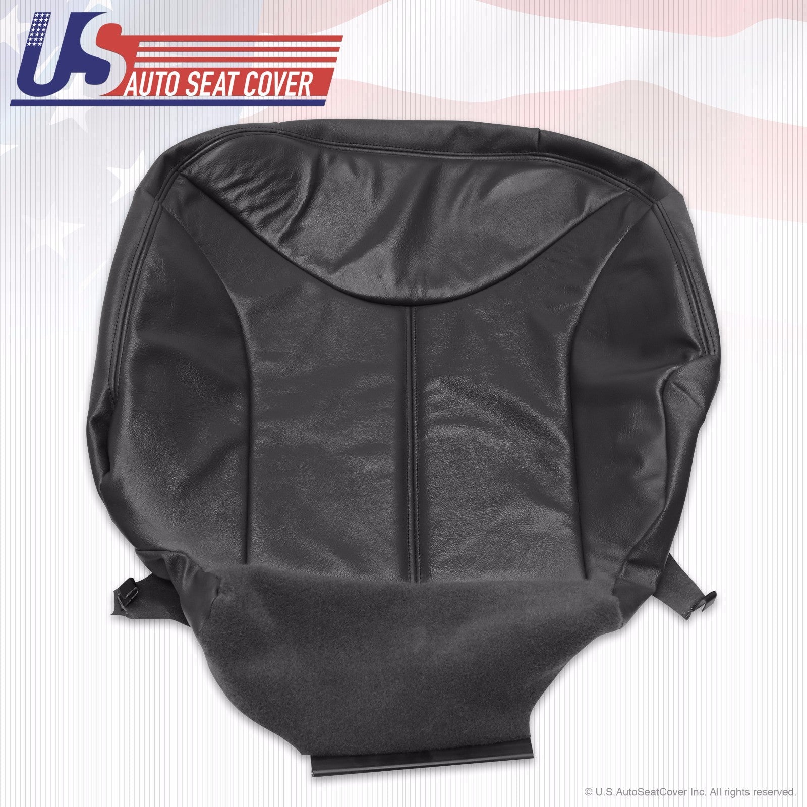 1999 GMC Sierra 1500 2500 Driver Side Bottom Replacement Leather Cover Dark Gray