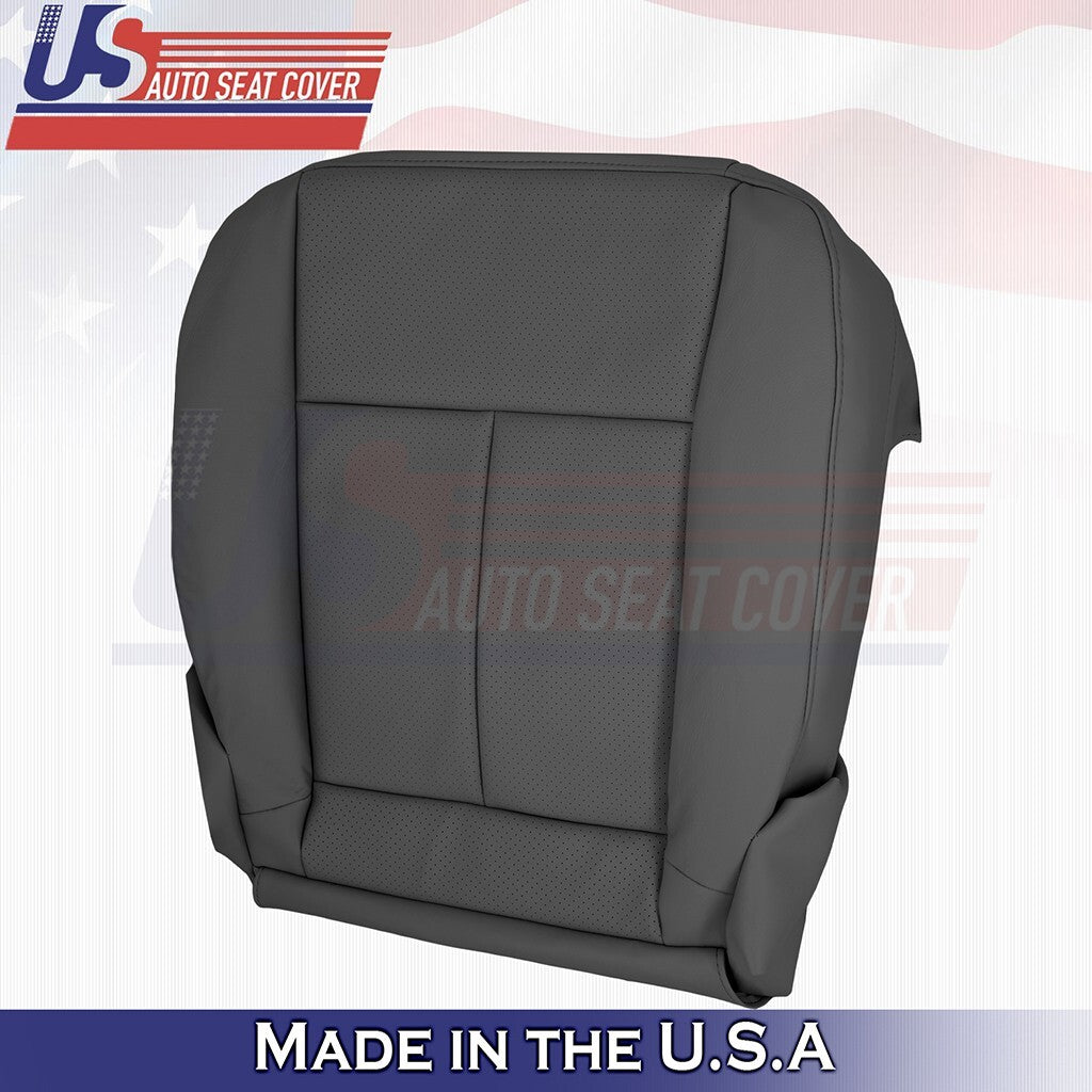 2005 to 2008 Fits Infinity FX35 Driver &Passenger Bottoms Leather Cover Black