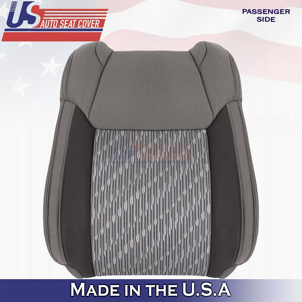 2019 2020 2021 Fits Toyota Tundra Passenger Side Top Cloth Cover 2-Tone Gray