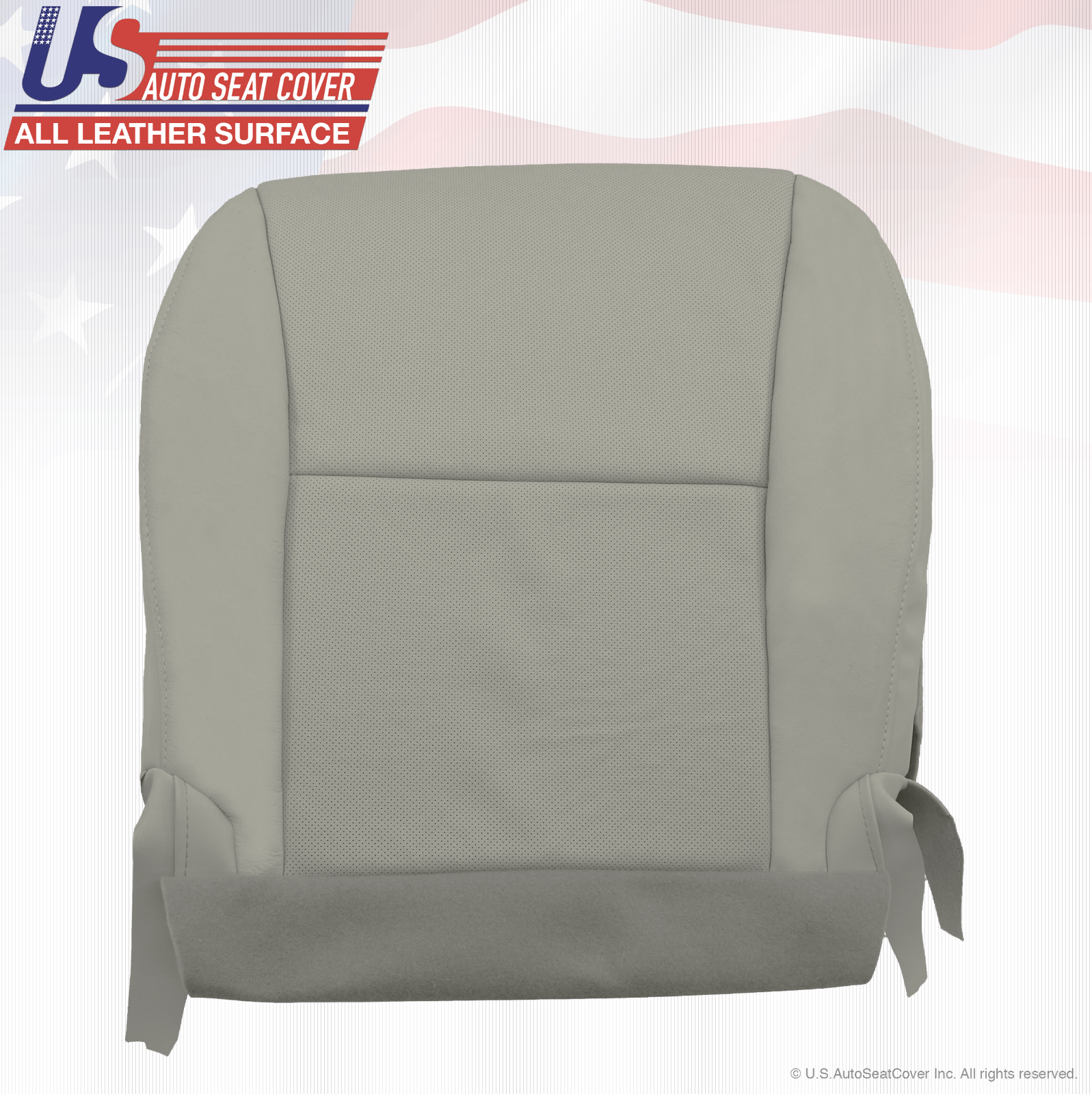 2013 For Lexus RX350 RX450H Driver Top & Bottom Perf Leather Seat Covers Gray