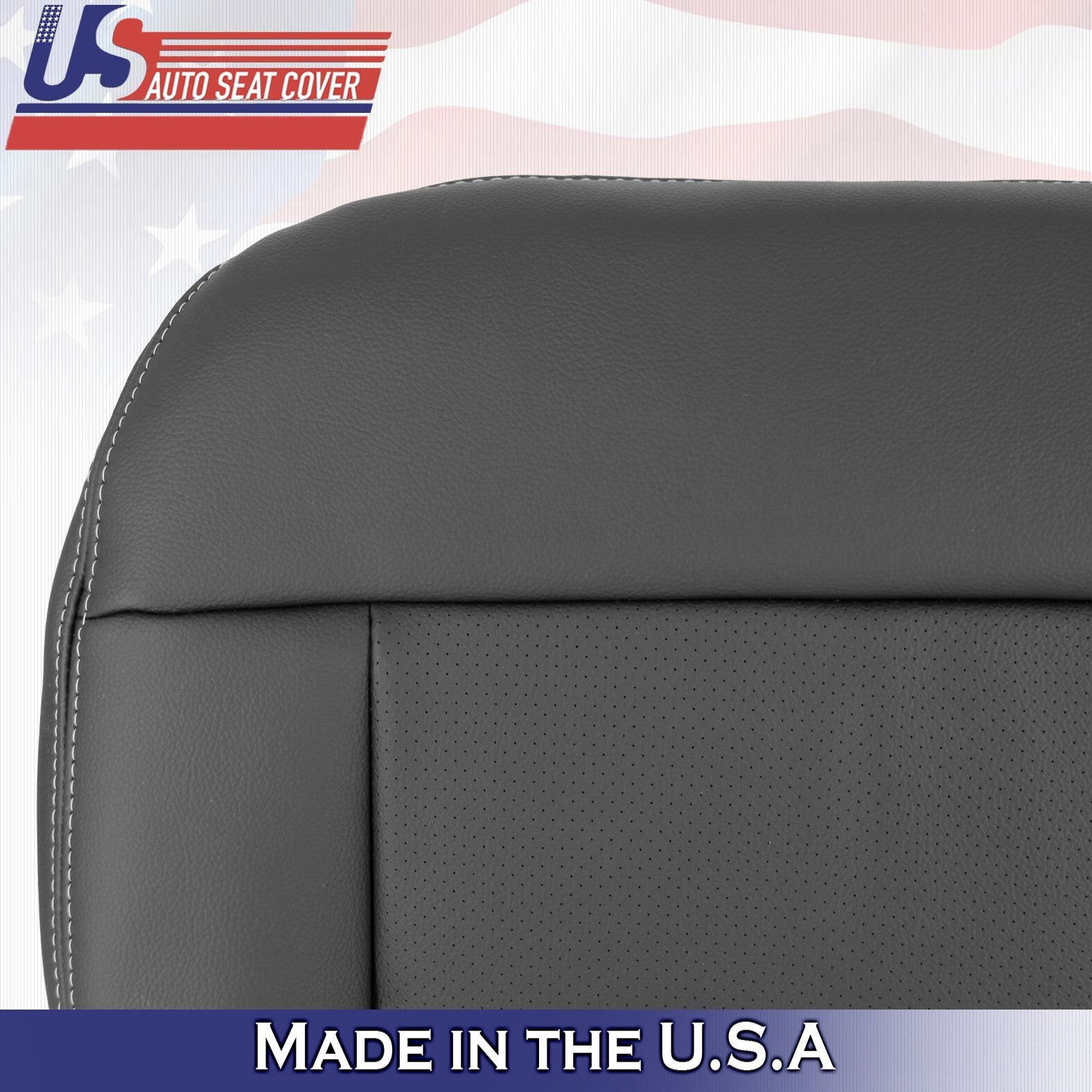 2010 to 2014 Fits Mercedes Benz E350 Driver Bottom Leather Cover Black