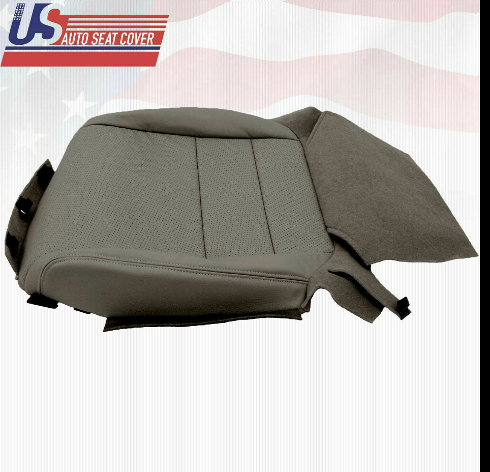 2004 2005 2006 Passenger Bottom QUARTZ GRY Leather Perforated Cover for Acura TL