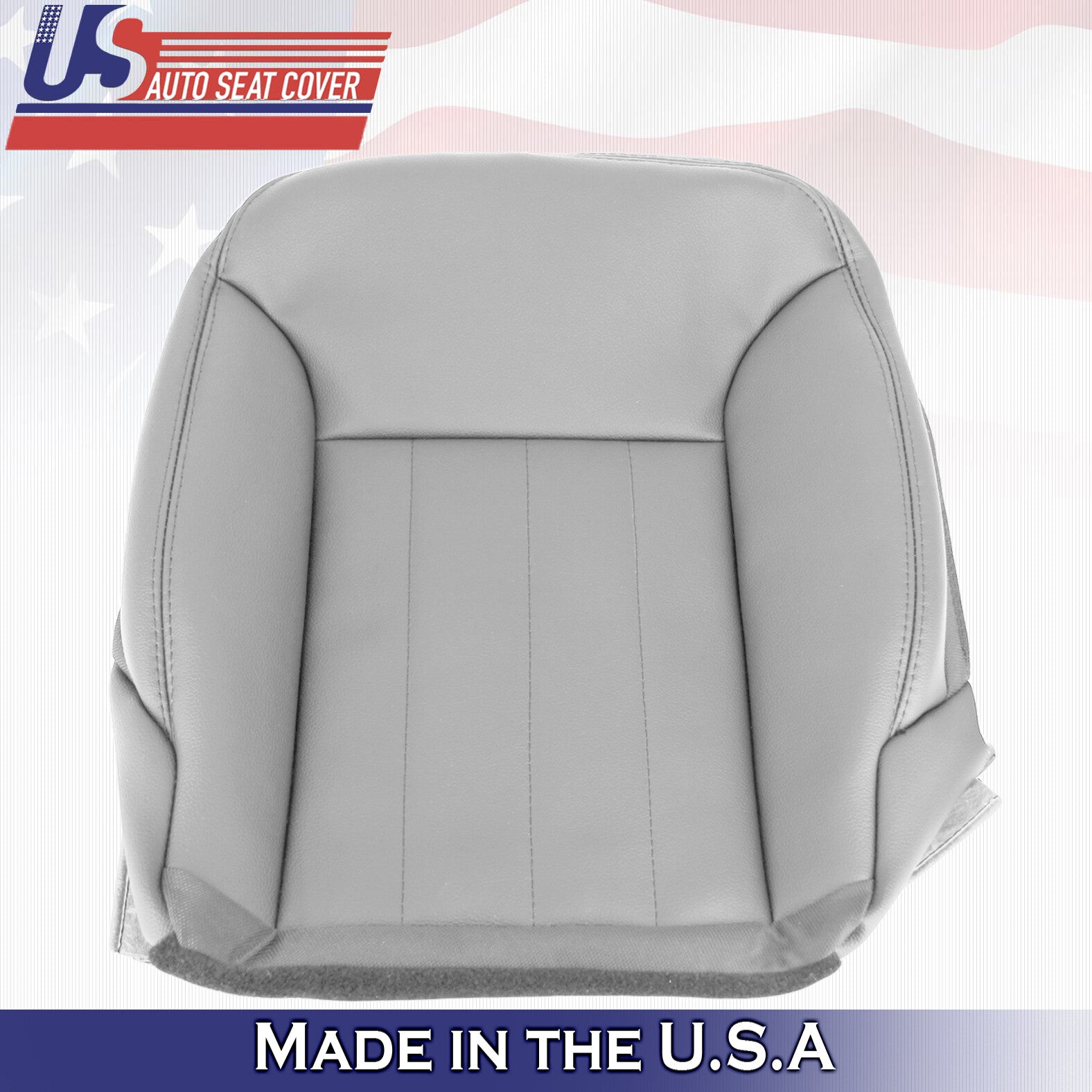 2006-2008 For Mercedes Benz ML500 ML550 Passenger Bottom Leather Seat Cover Gray