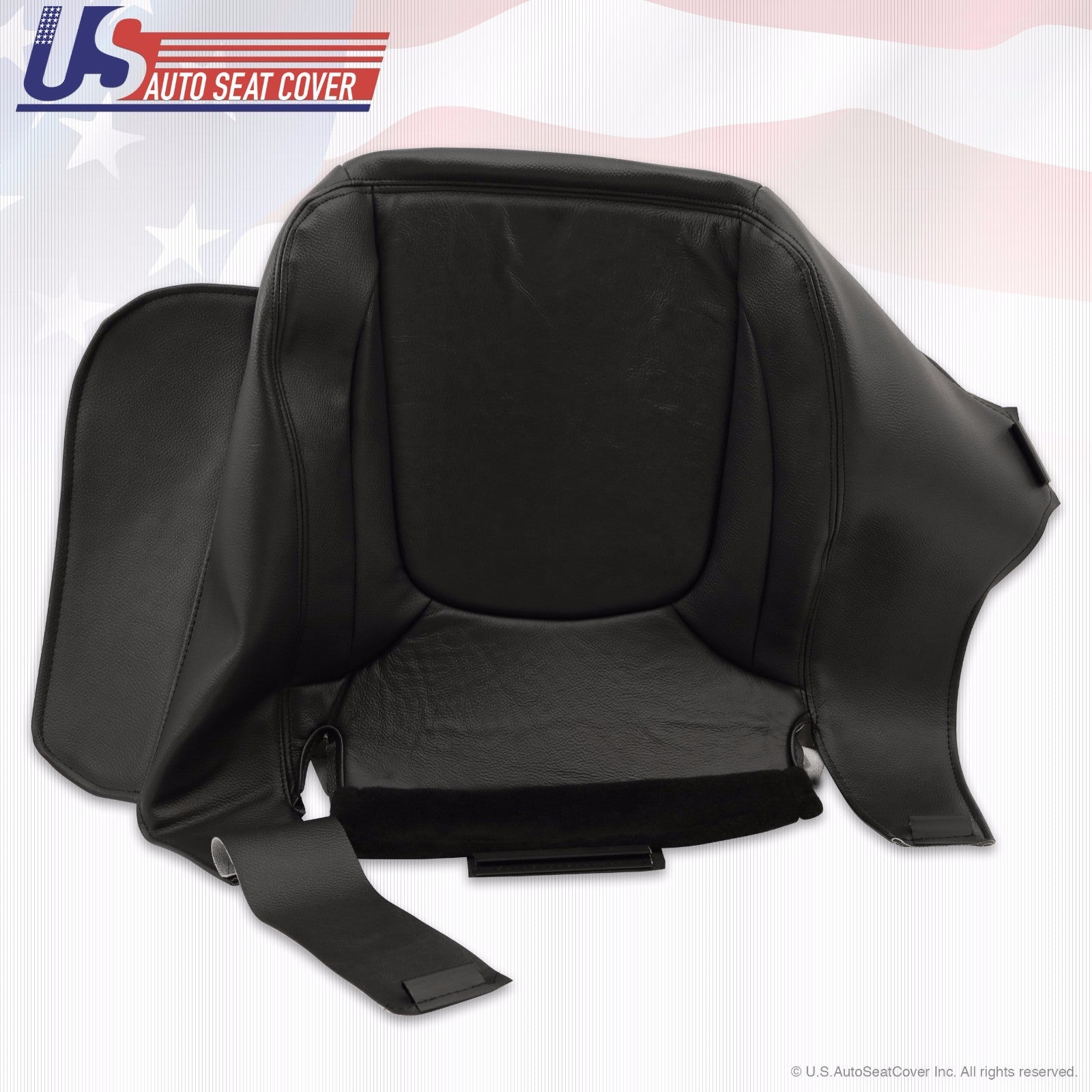 2004 2005 Fits Dodge Ram 3500 Laramie DRIVER Bottom Leather Seat Cover Dark Gray