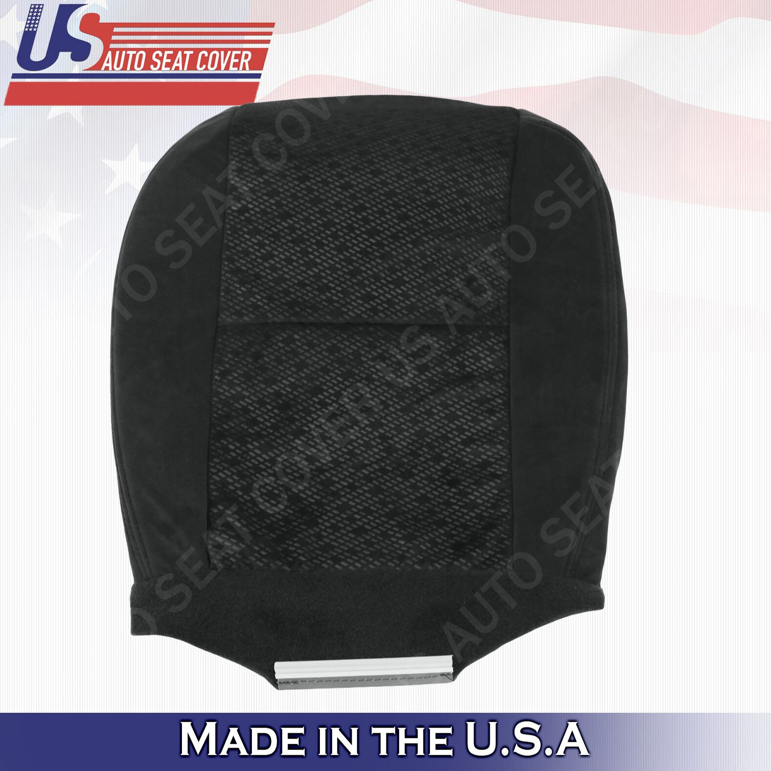 2007 2008 Fits GMC Yukon Driver Side Bottom Cloth Seat Cover Black