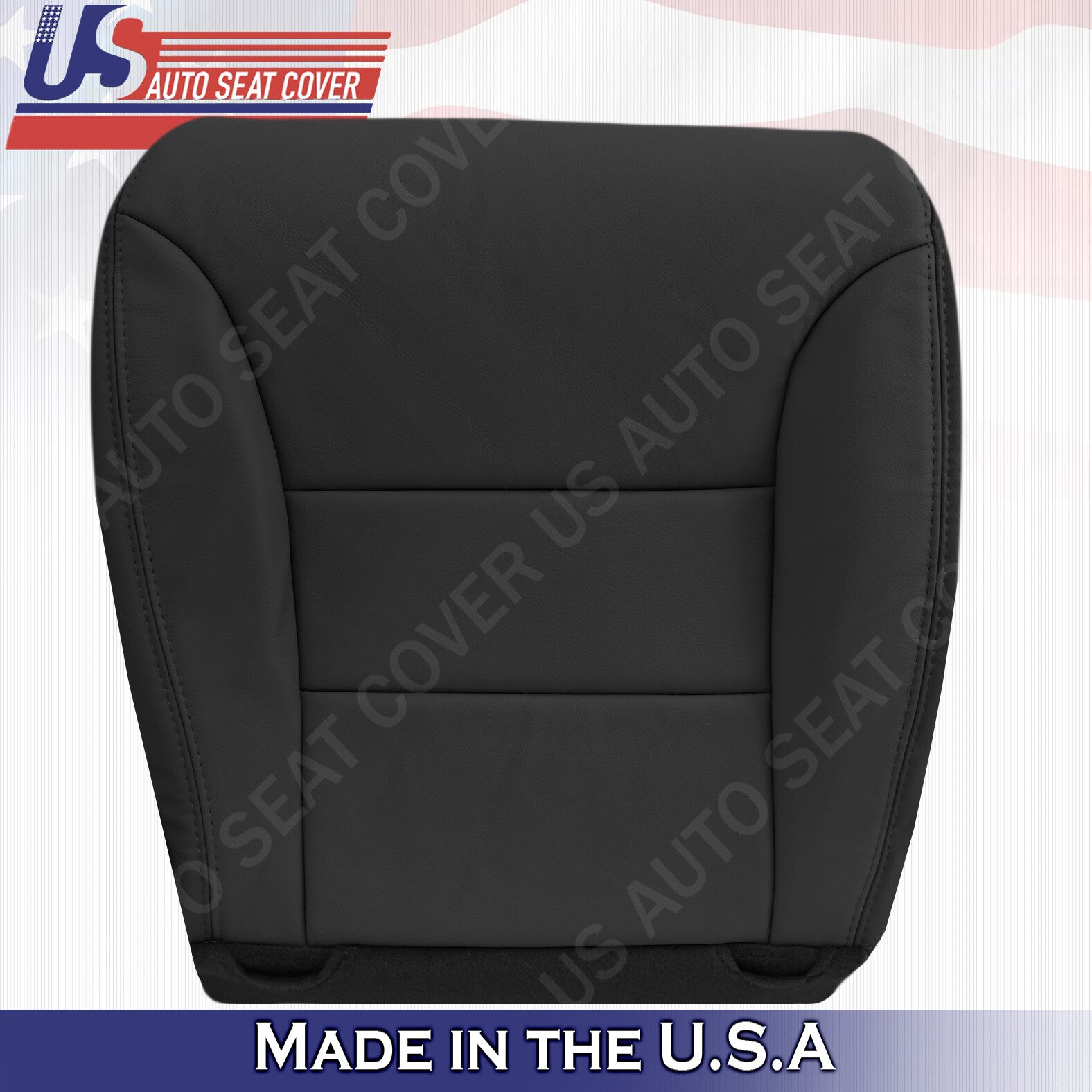 Passenger Bottom Leather Seat Cover Black 2005 to 2010 Fits Honda Odyssey Van