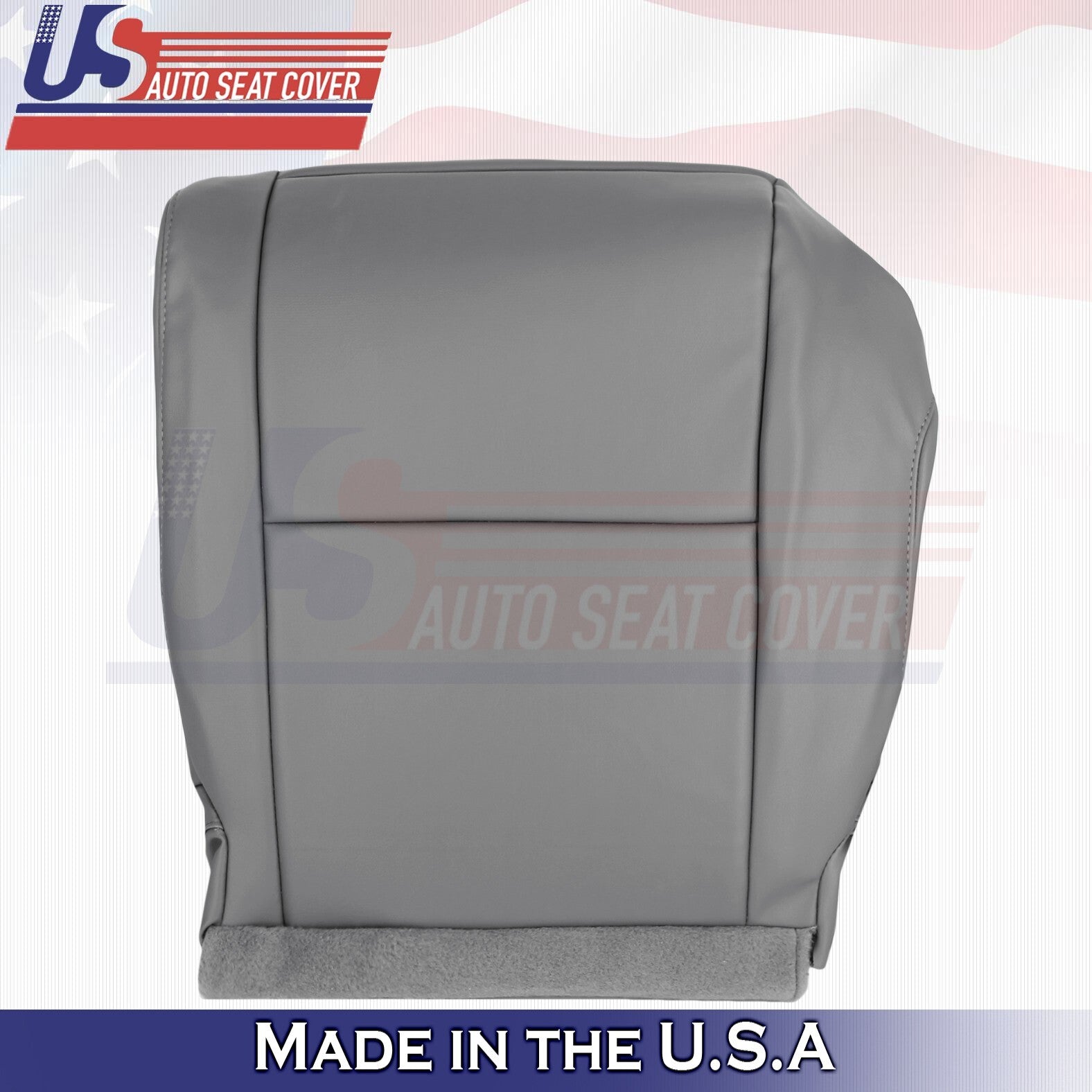 2007-2010 FITS Toyota Tundra Rear Driver & Passenger Bottoms Leather Cover Gray