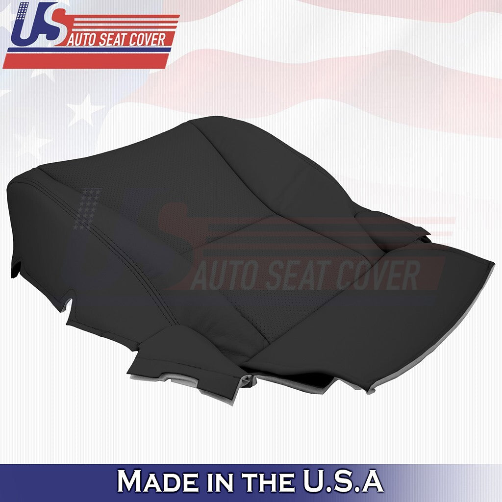 2007 to 2012 For Lexus LS600h Driver & Passenger Bottoms Leather Cover Black