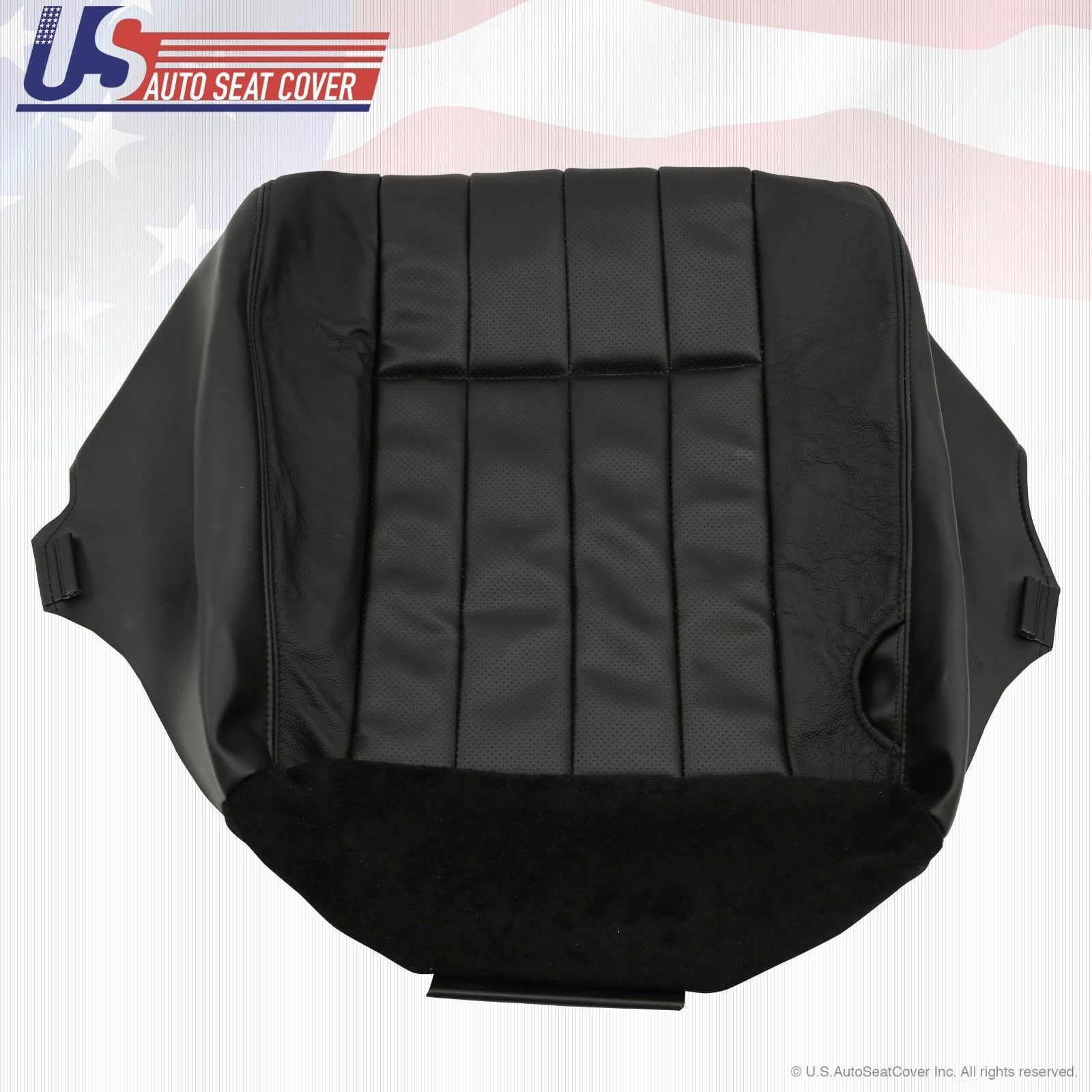2005 2006 2007 Fits Ford F250 Driver & Passenger Bottoms Leather Cover Black