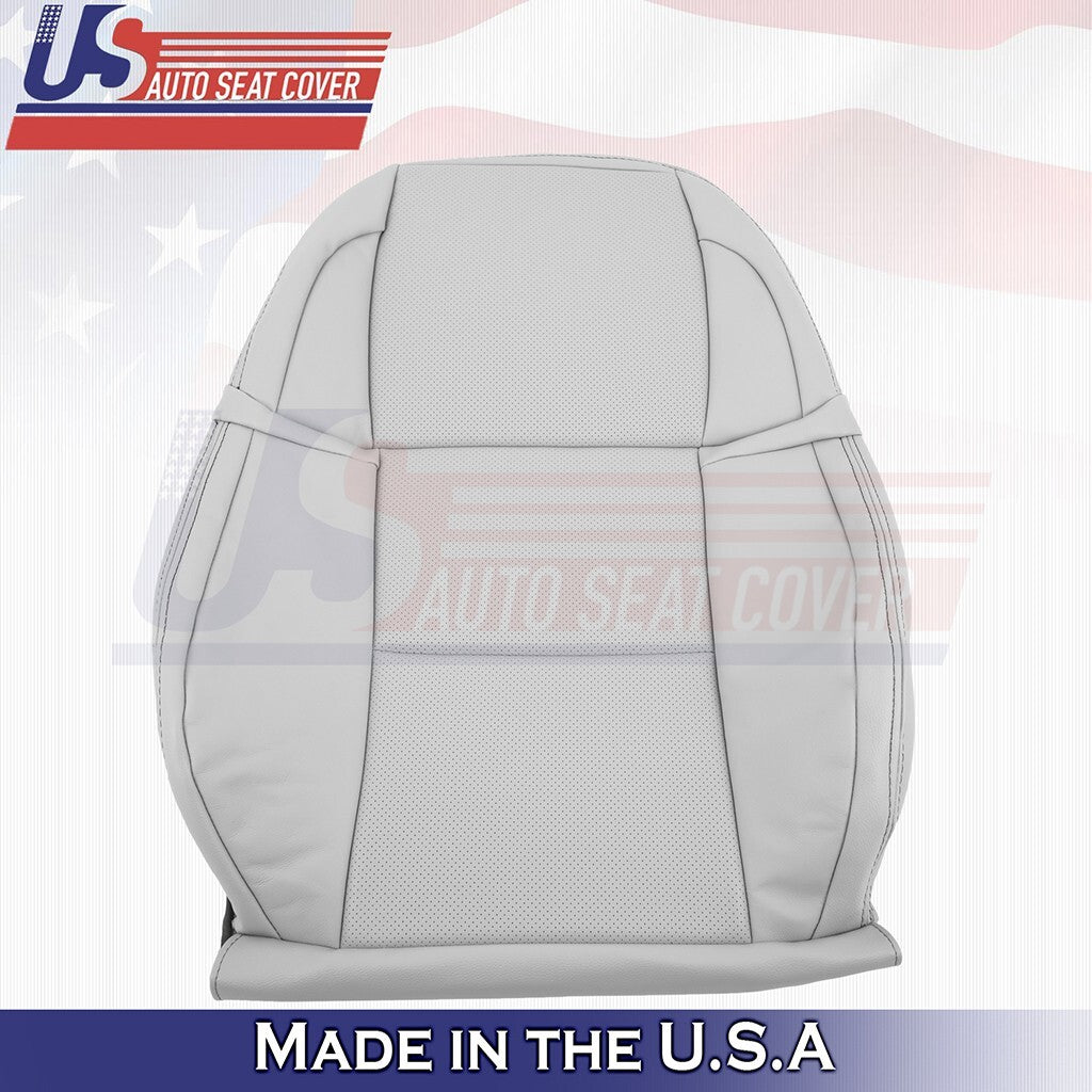 2013 to 2020 Fits Lexus GS350 F Sport Driver Top Leather Seat Cover Lt Gray
