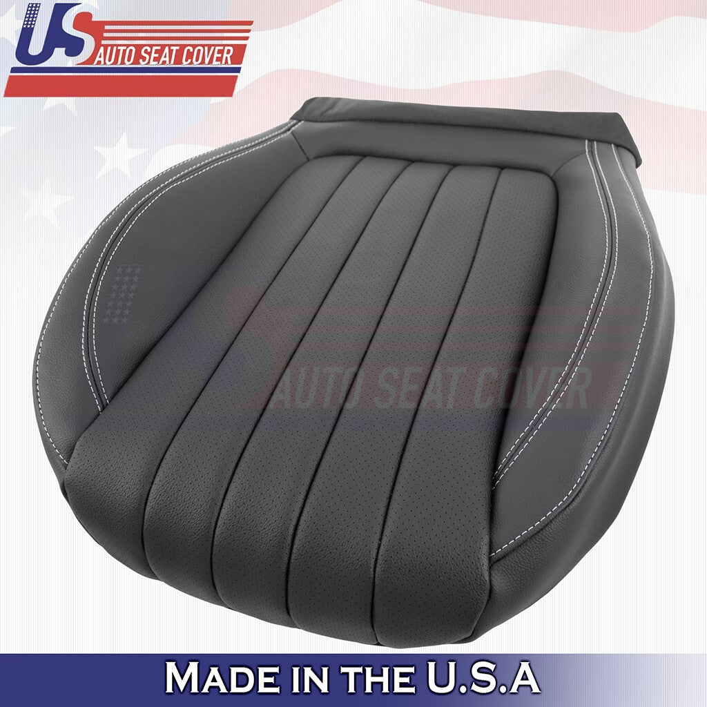 2017 to 2020 For Mercedes Benz E350 Passenger Bottom Synth Leather Cover Black