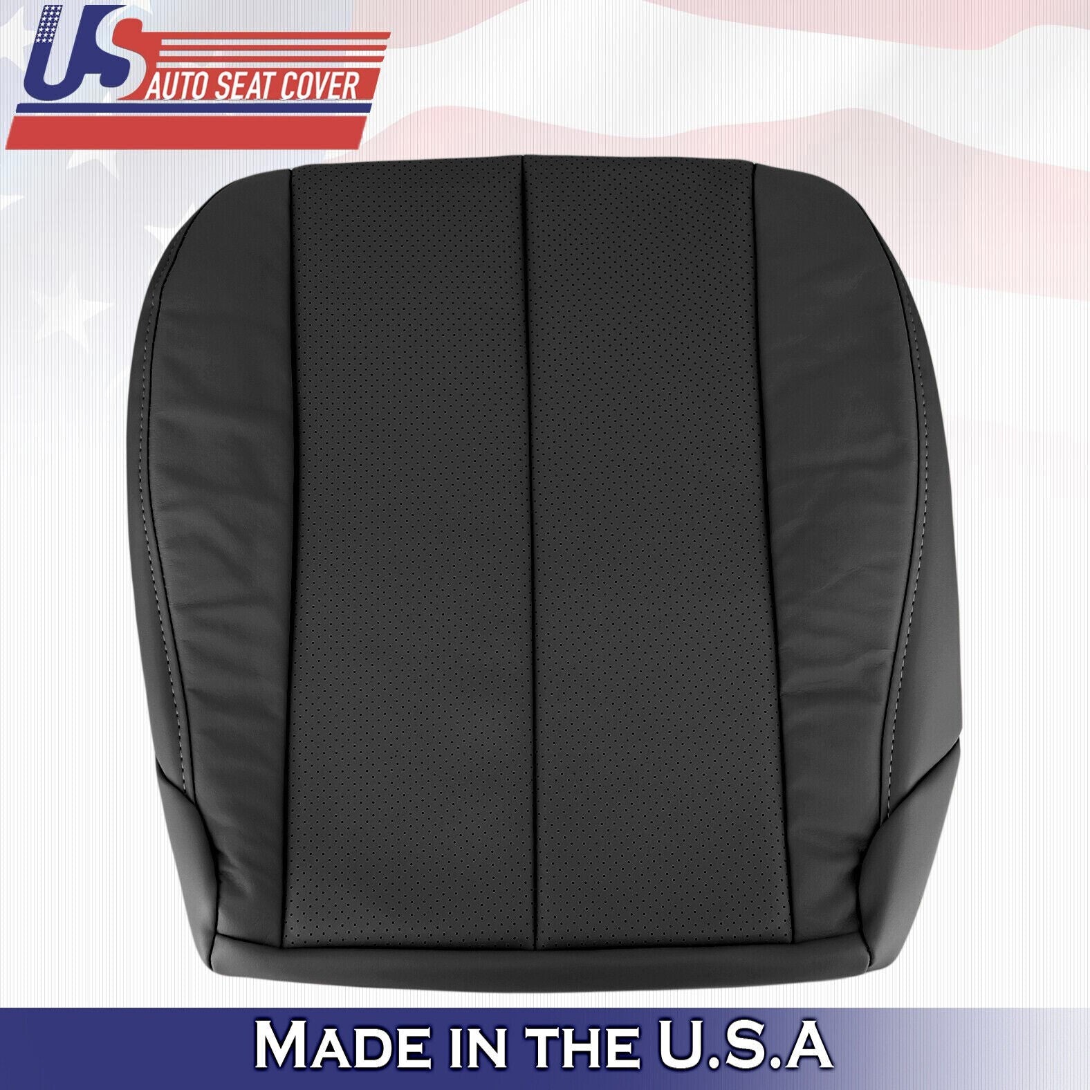 1999-2003 FOR Toyota Camry Solara Driver&Passenger BottomsTops Leather Cover Blk