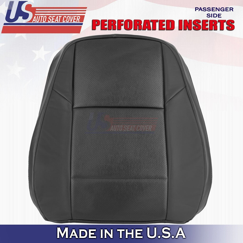 2013 to 2018 For Lexus ES350 Driver-Passenger Tops Perf. Leather Cover Black