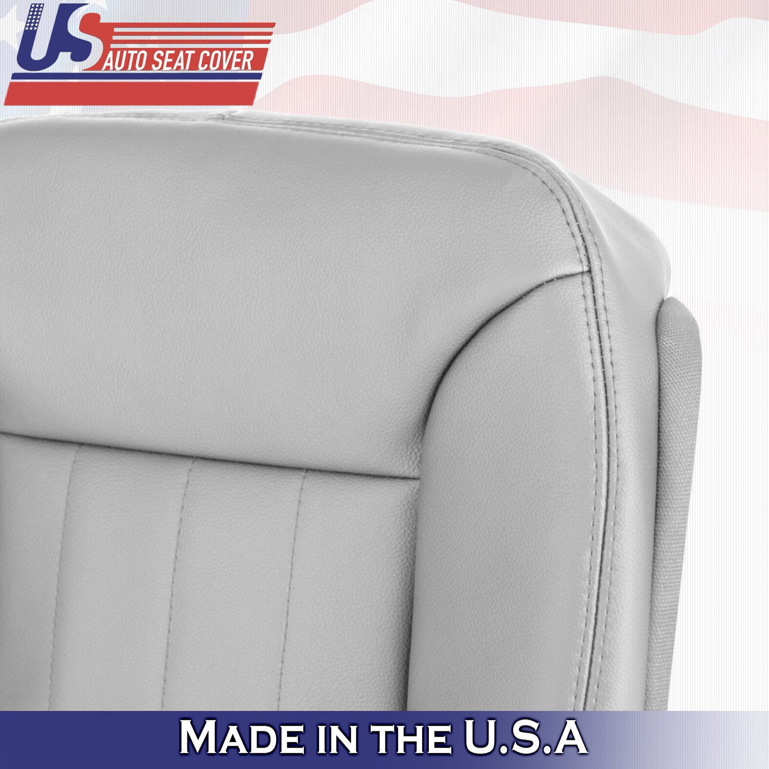2006-2008 For Mercedes Benz ML500 ML550 Passenger Bottom Leather Seat Cover Gray