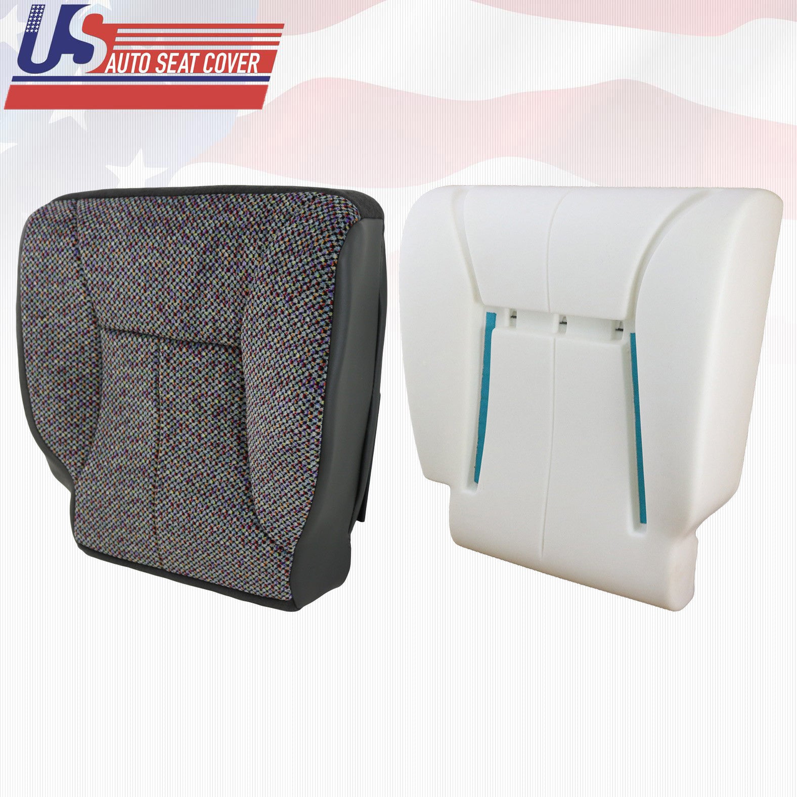 1998 1999 Fits Dodge Ram 2500 SLT Driver Bottom Cloth Seat Cover & Foam Agate