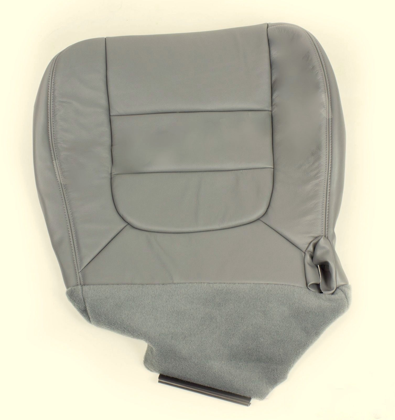 2002 2003 Ford F-150 Lariat Driver Bottom Replacement Leather Cover flint Gray