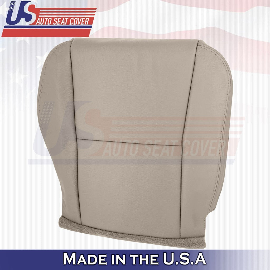 2002-2006 Fits Toyota Camry Driver & Passenger Bottoms Leather Seat Cover Tan