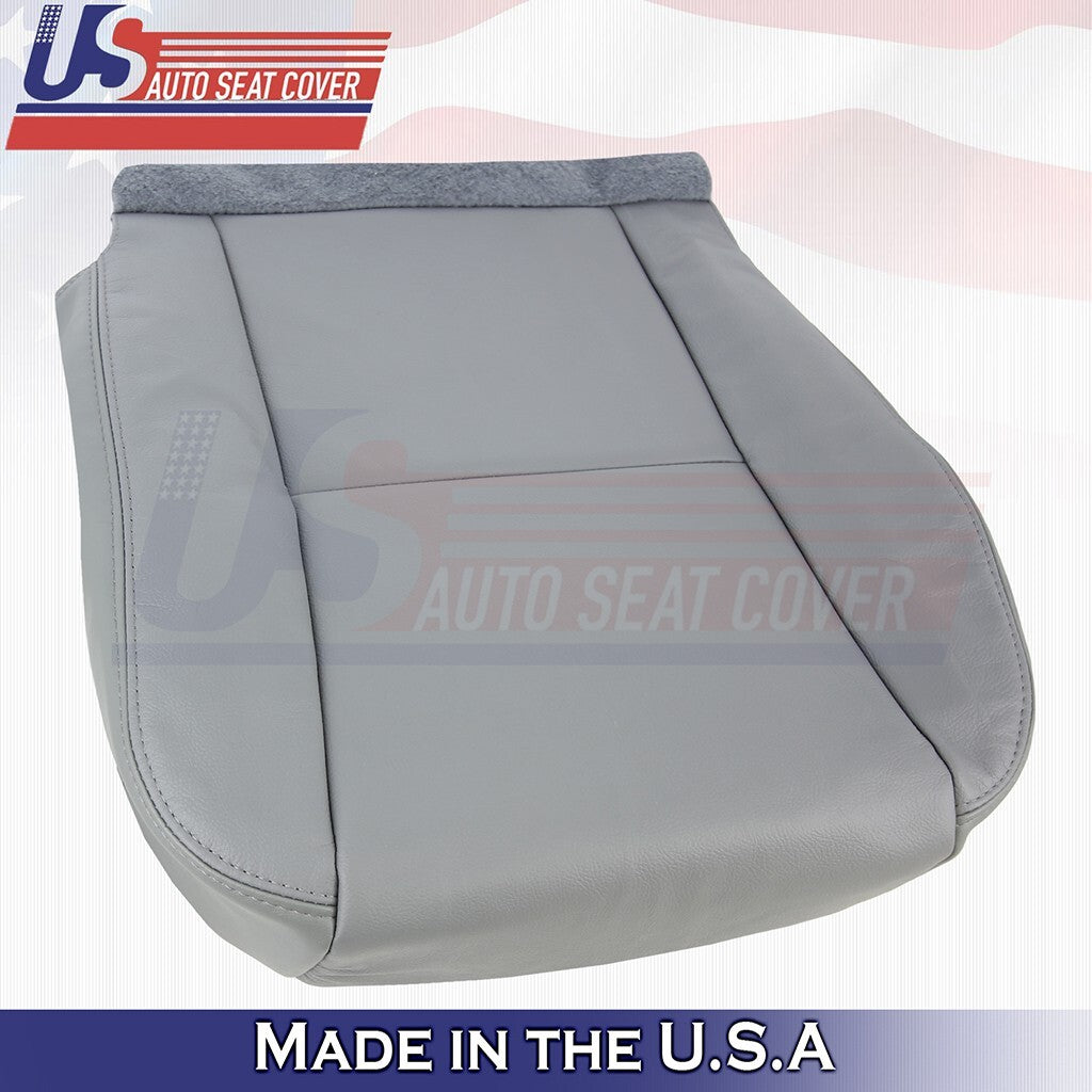 2002-2006 Fits Toyota Camry Passenger Bottom Leather Seat Cover Gray