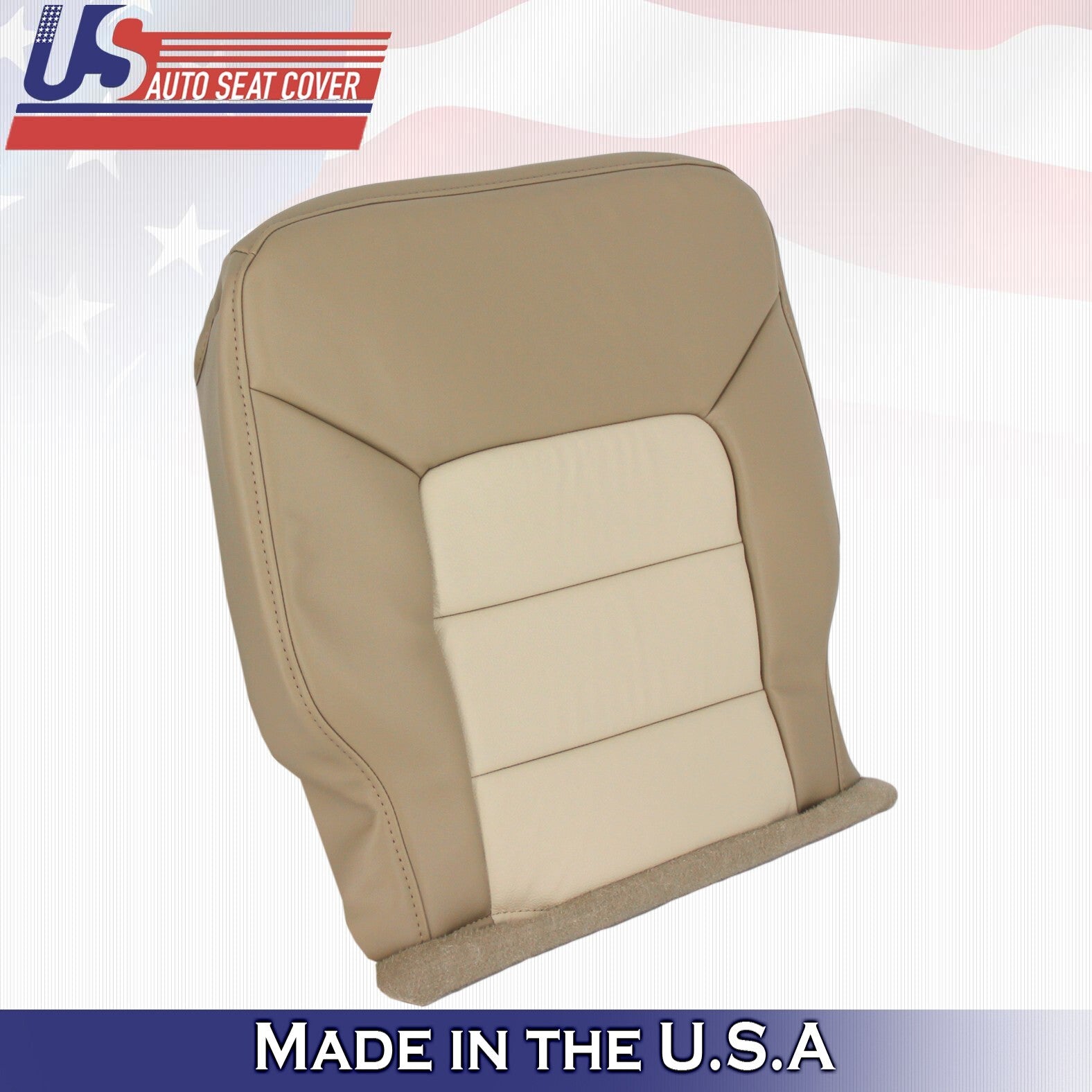 2003 For Ford Expedition Eddie Bauer 2nd Row Passenger Bottom Leather Cover Tan