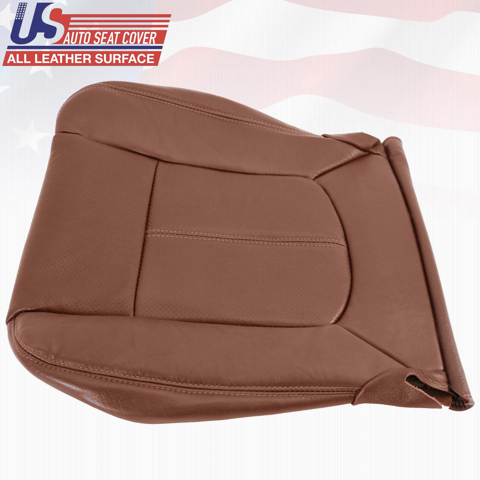 2013 Ford F250 F350 King Ranch - DRIVER Bottom Perforated Leather Seat Cover