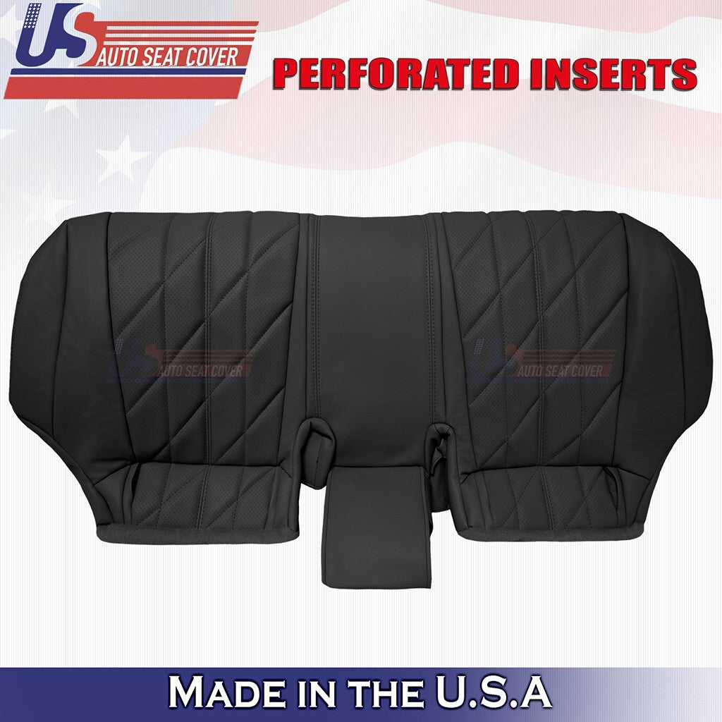 2009 to 2013 Fits Infiniti FX35 FX37 FX50 Rear Bench Bottom Leather Cover Black