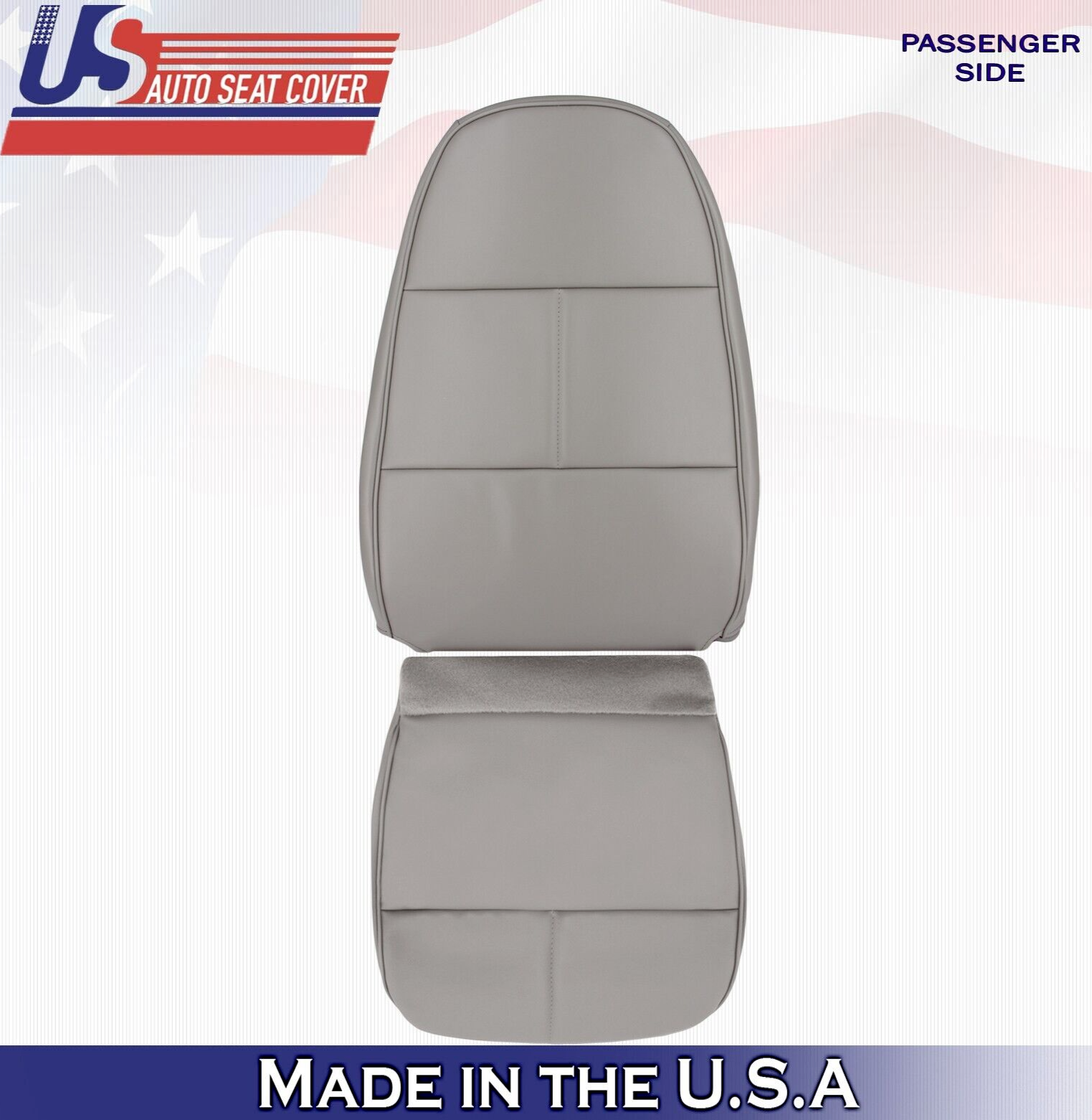 1992 to 1999 For Ford E550 Econoline Passenger Top & Bottom Vinyl Covers Gray