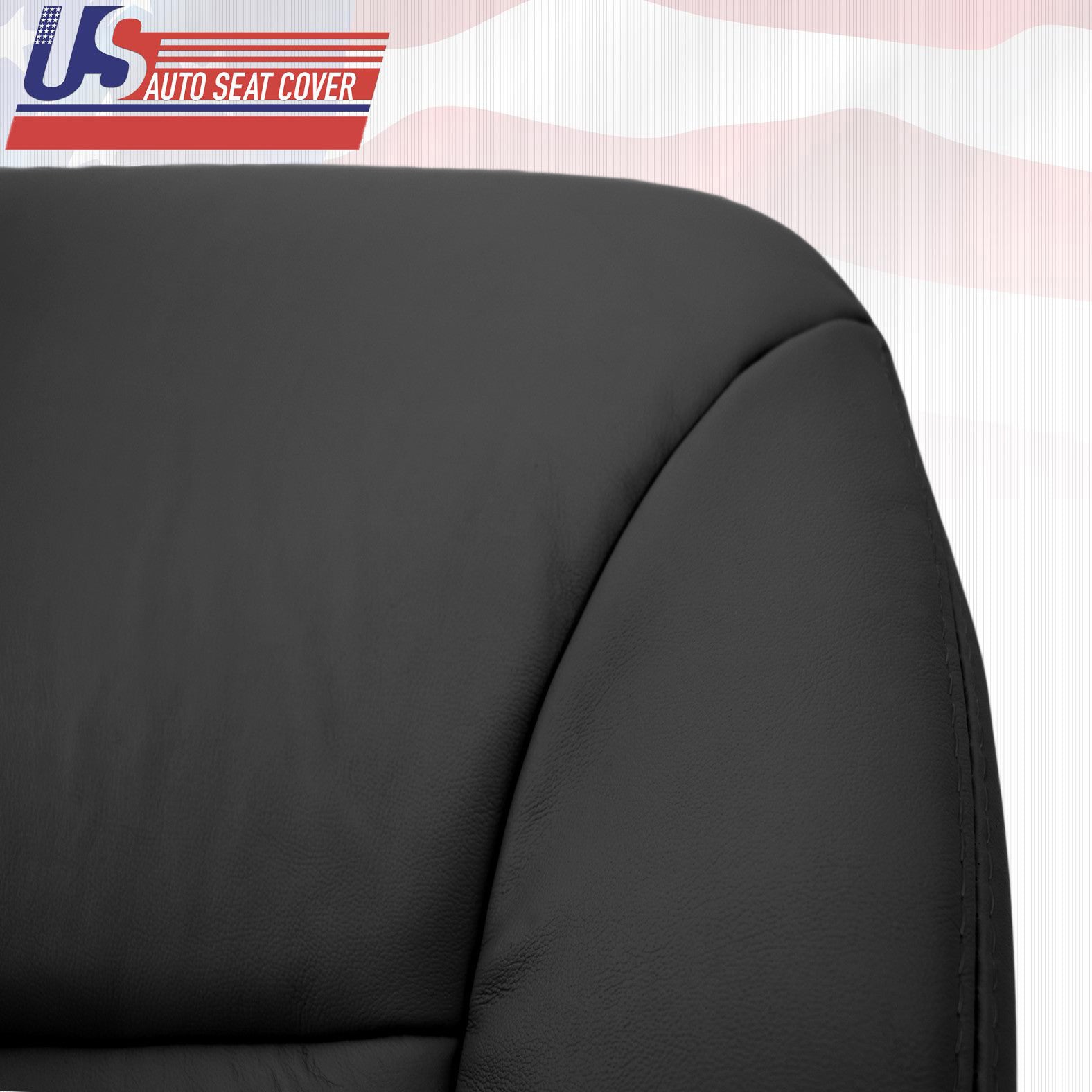Fit 02 - 06 Lexus ES300 ES330 Driver Bottom Replacement Leather Seat Cover Black