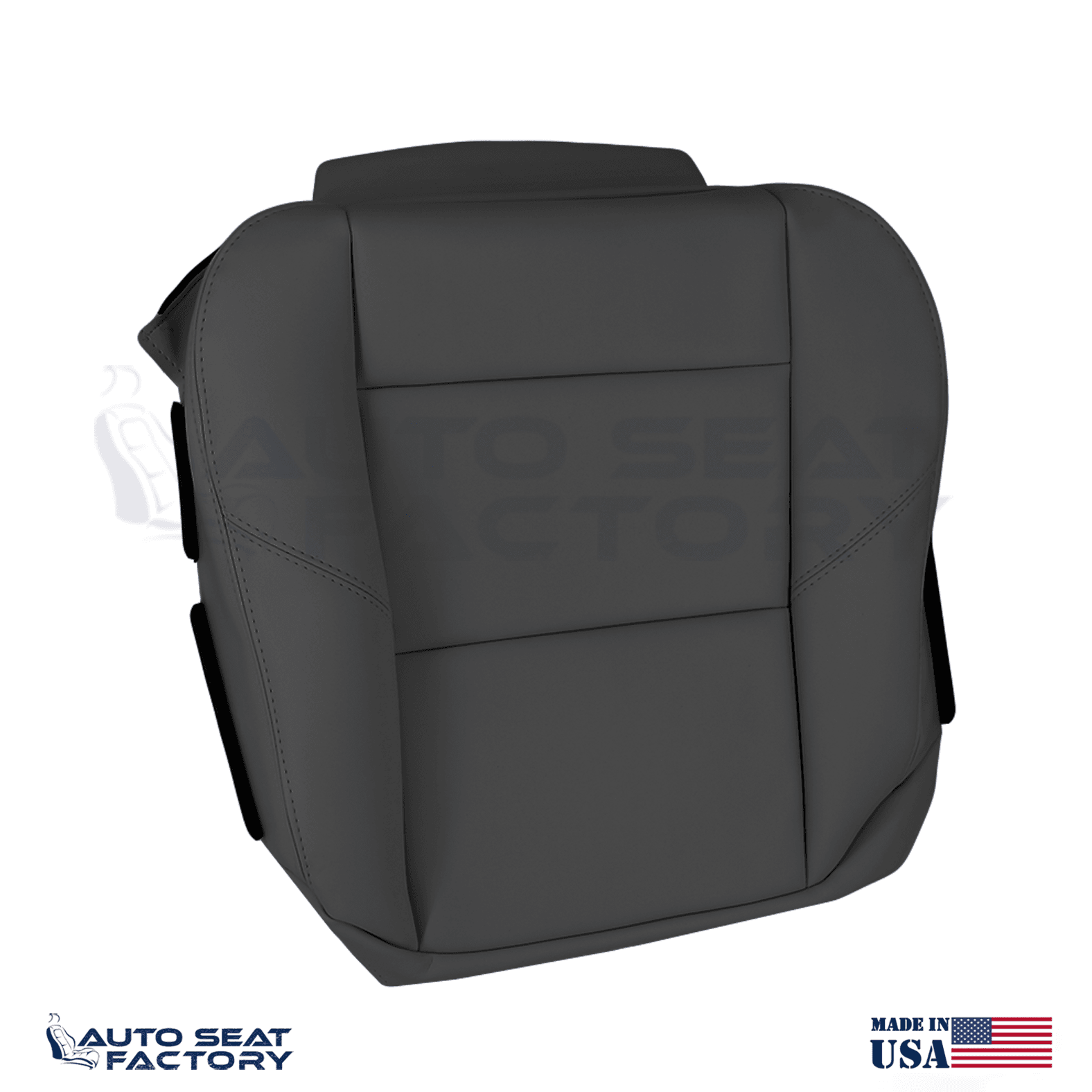 Replacement For 2007 -2010 Volvo C70 Left & Right Bottom Black Vinyl Seat Covers