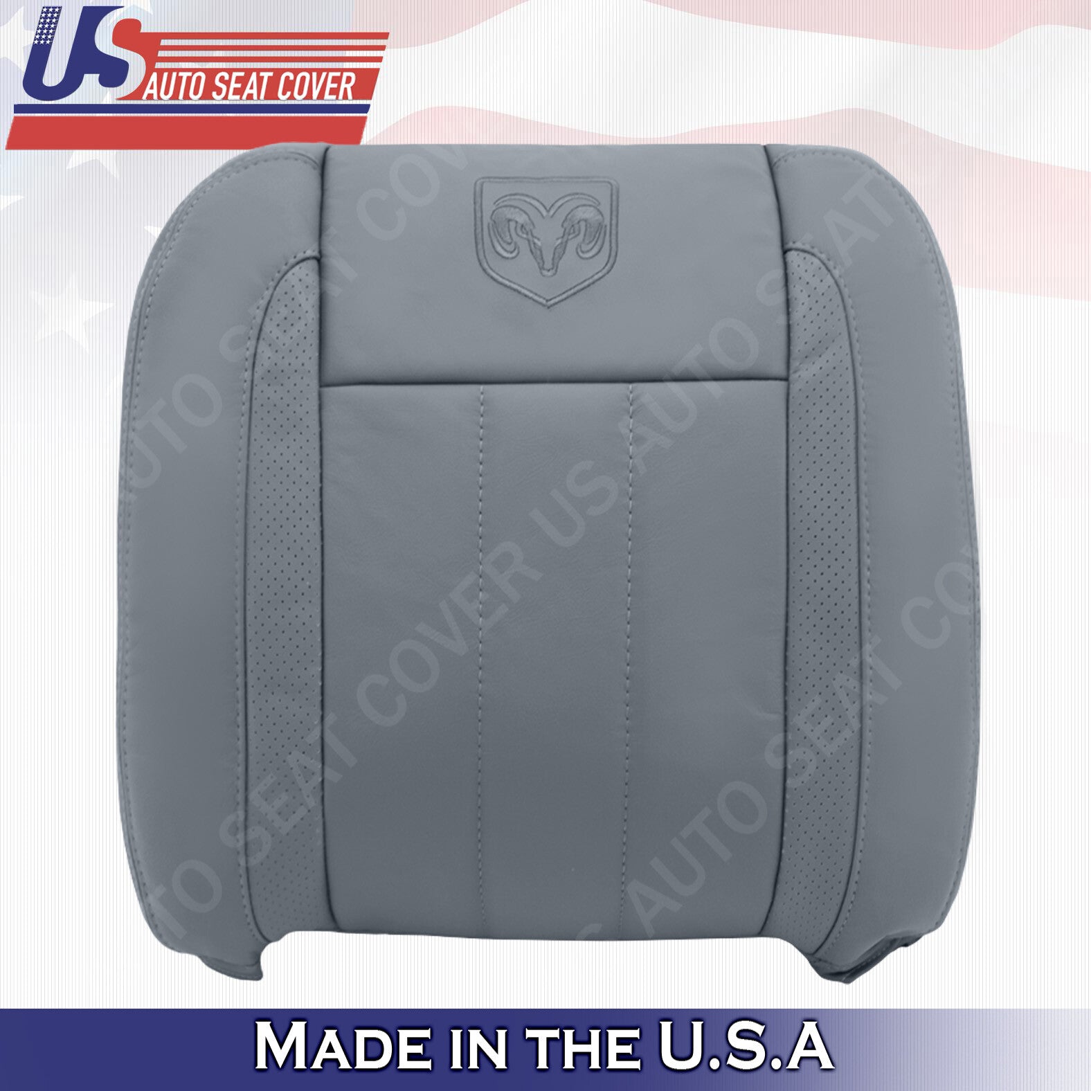 DRIVER-Bottom & Top Leather Seat Cover 2006 2007 2008 2009 For Dodge Ram Laramie