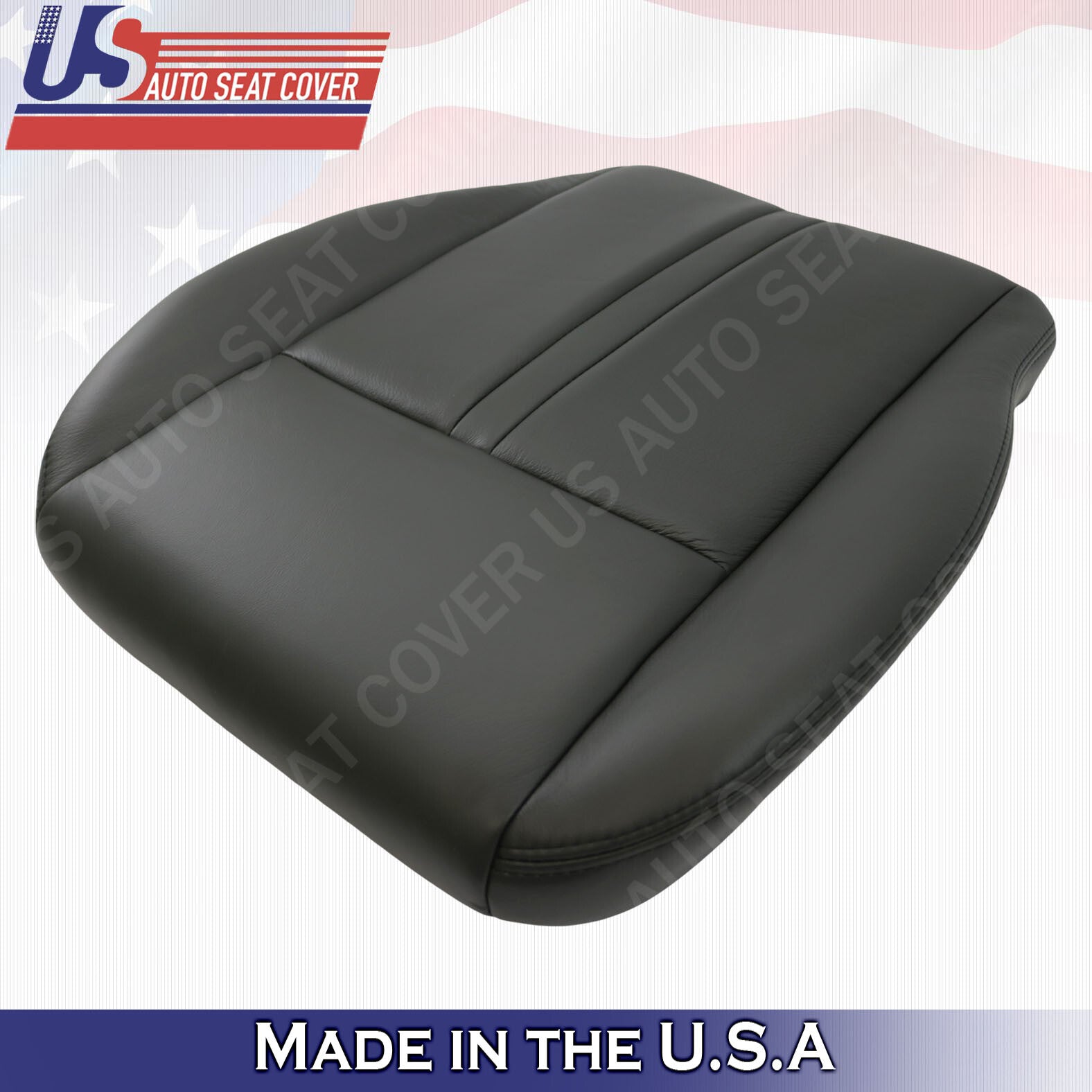 2005 2006 2007 Fits Jeep Grand Cherokee Driver Bottom Leather Seat Cover Black
