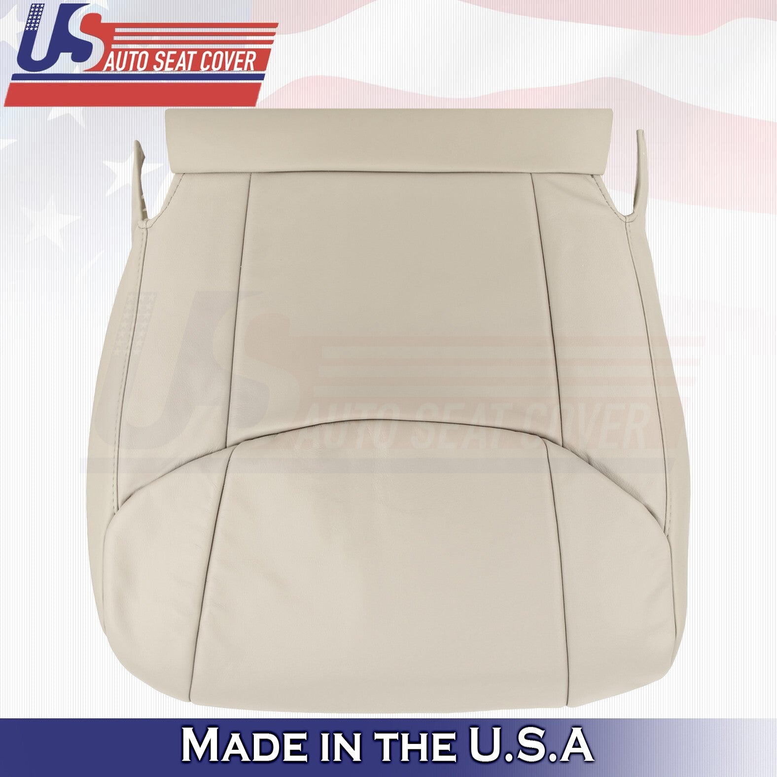 2007 2008 For Toyota Avalon Front Driver & Passenger Bottom Leather Covers Tan