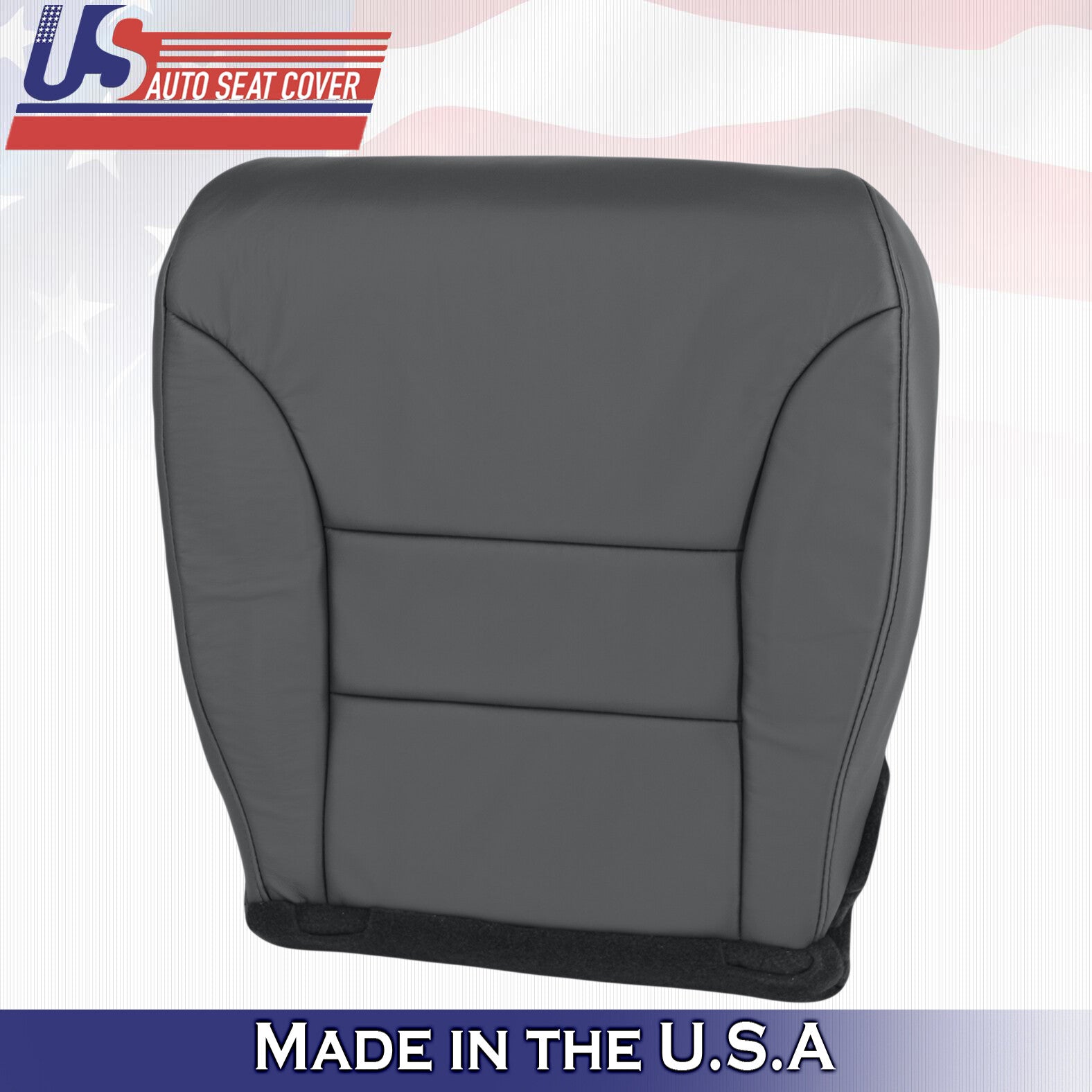 2005 2006 2007 For Honda Odyssey LX & EX Driver Bottom Leather Seat Cover Black