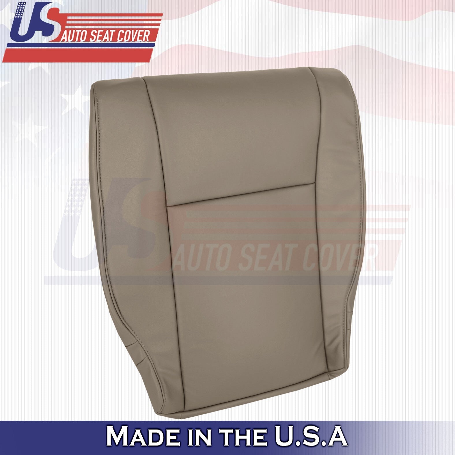2007-2010 Fits Toyota Tundra RearDriver&Passenger Bottoms&Tops Leather Cover Tan