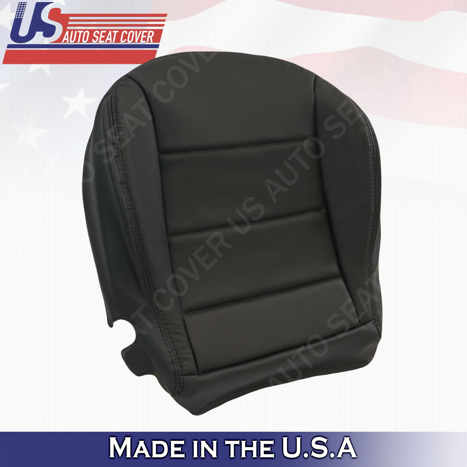 For 1999 TO 2004 Volkswagen Jetta PASSENGER Bottom Leather Seat Cover Black