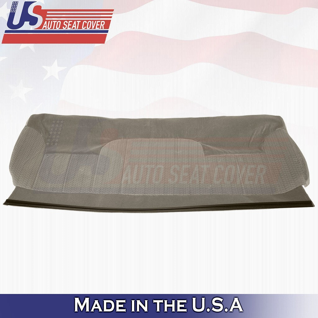 1995 to 2000 For Chevy Silverado C/K 1500 Rear Bench Bottom &Top Cloth Cover Tan