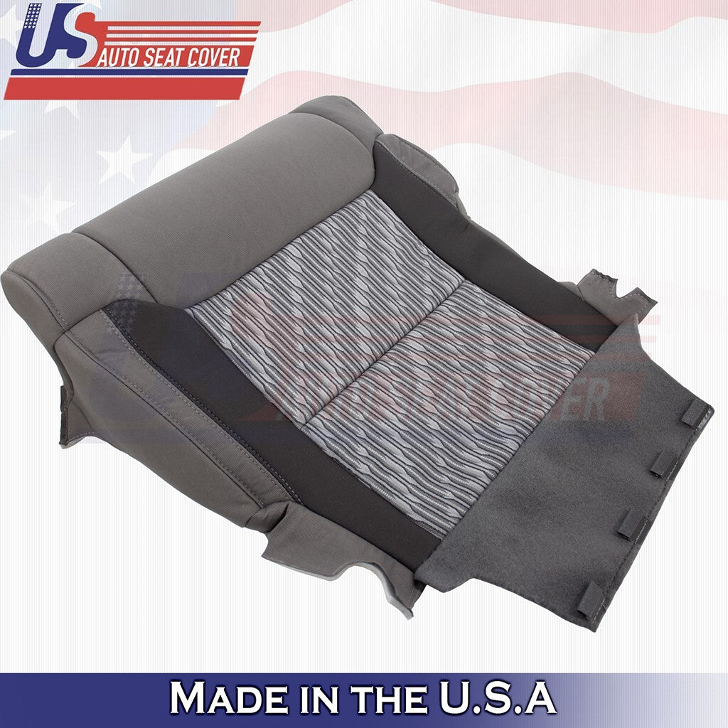 2018 2019 2020 2021 Fits Toyota Tundra Driver Top Bottom Cloth Cover 2-Tone Gray