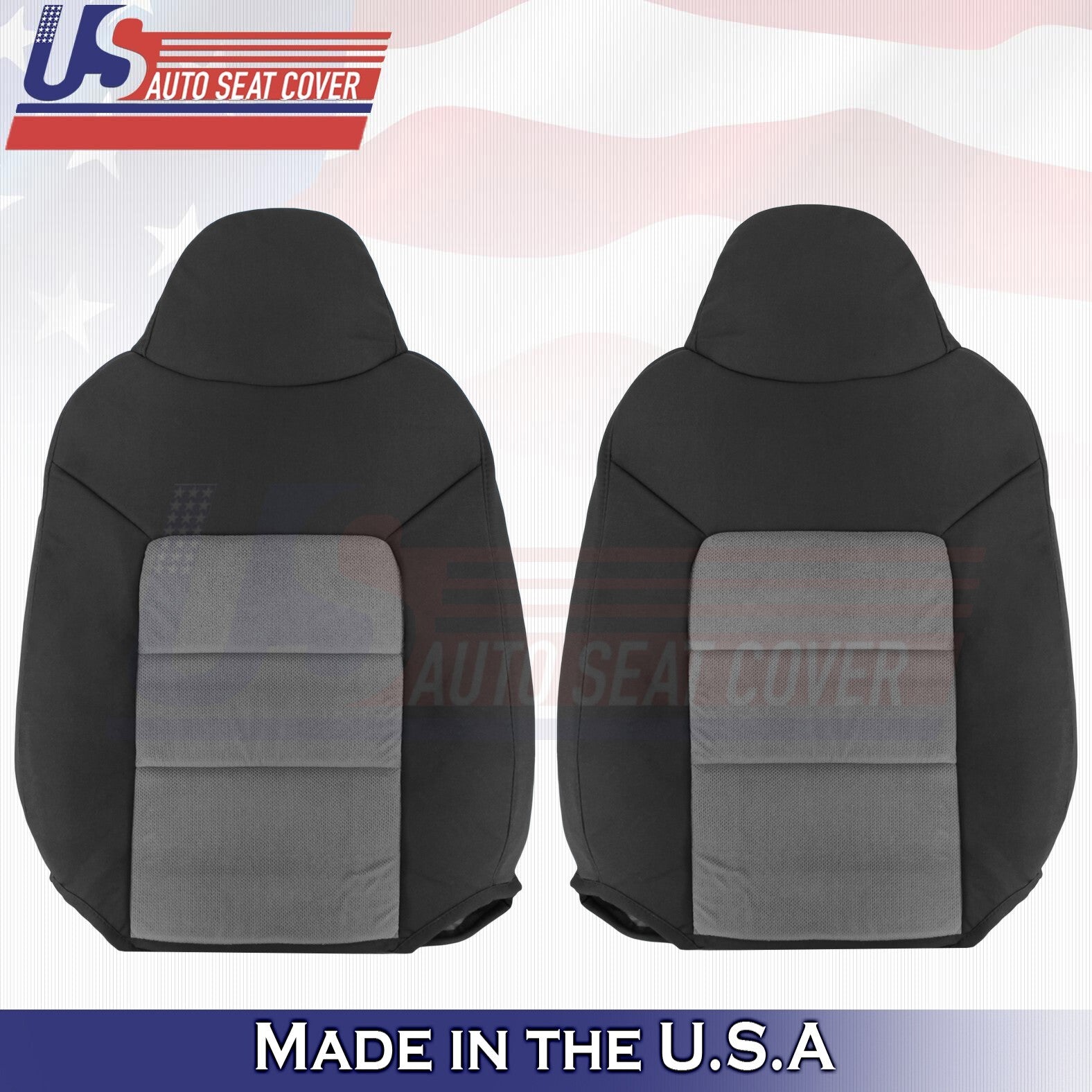 2003 to 2006 For Ford Expedition Driver & passenger Top Cloth Covers 2 Tone Gray