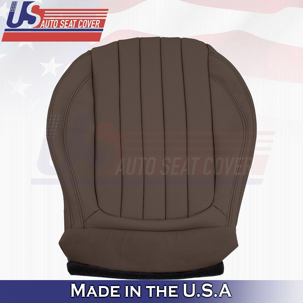 2017 to 2020 For Mercedes Benz E300 Driver Top& Bottom Synth Leather Cover Brown