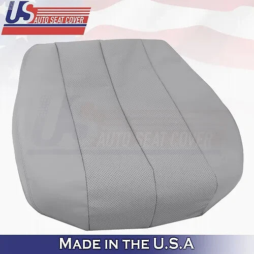 1990-1995 Fits Mercedes Benz SL320 500 Driver Bottom Leather Seat Cover Gray