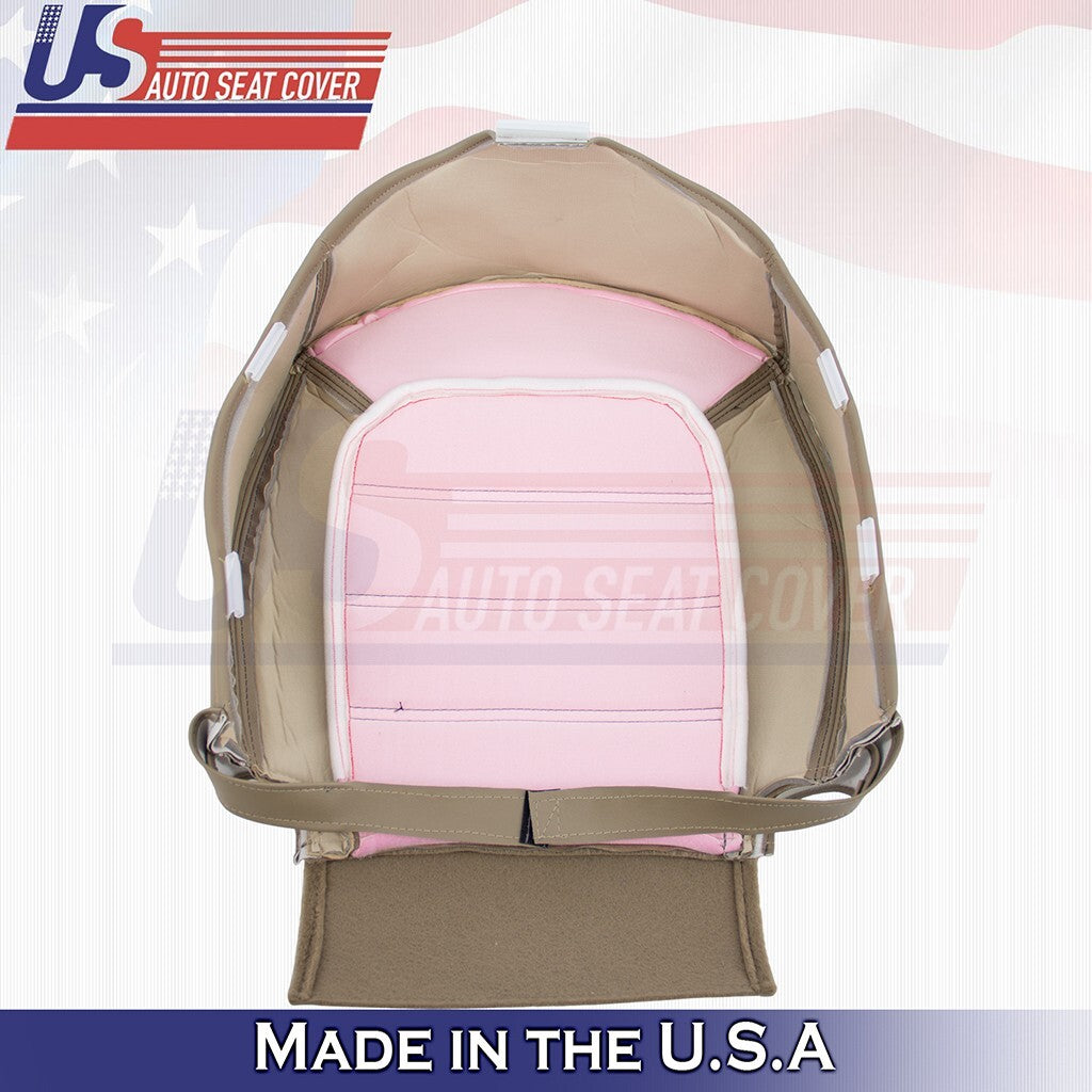 2002 2003 2004 2005 Fits Ford Explorer XLT Driver Top & Bottom Leather Cover Tan
