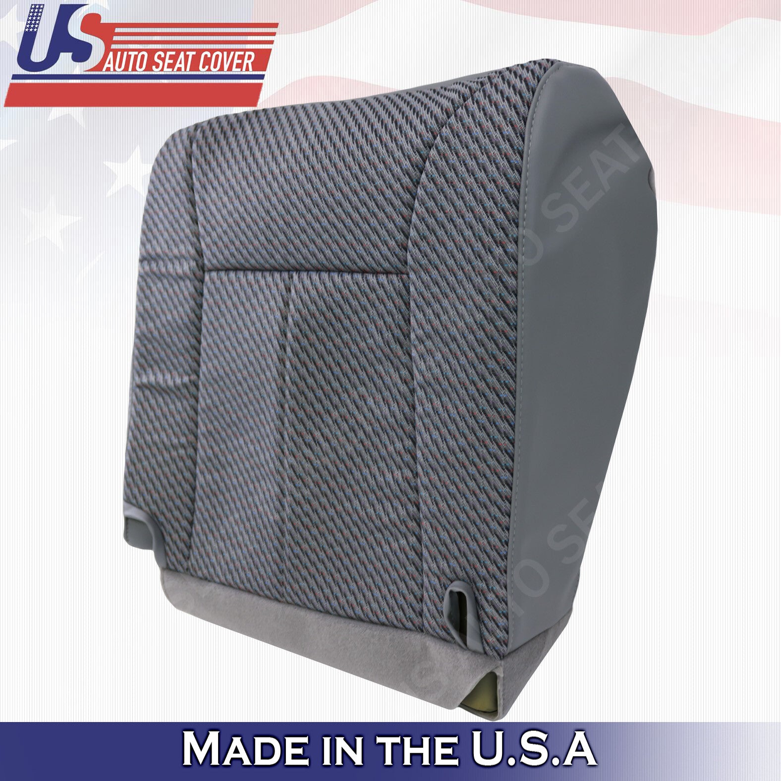 1998 - 2002 W/T Fits Dodge Ram Driver Front CLOTH Seat Replacement Covers Gray