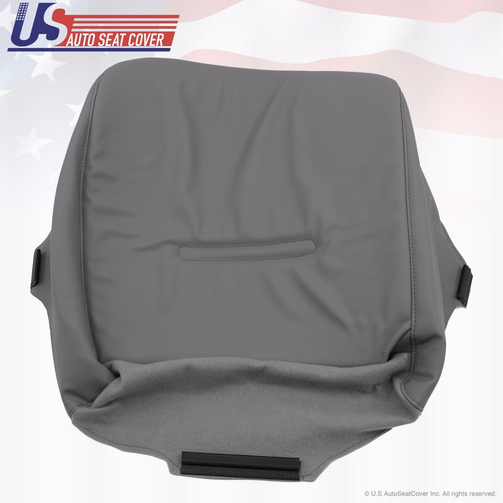 2002 to 2007 Fits Ford F250 XL WorkTruck Driver Bottom Vinyl Seat Cover Gray