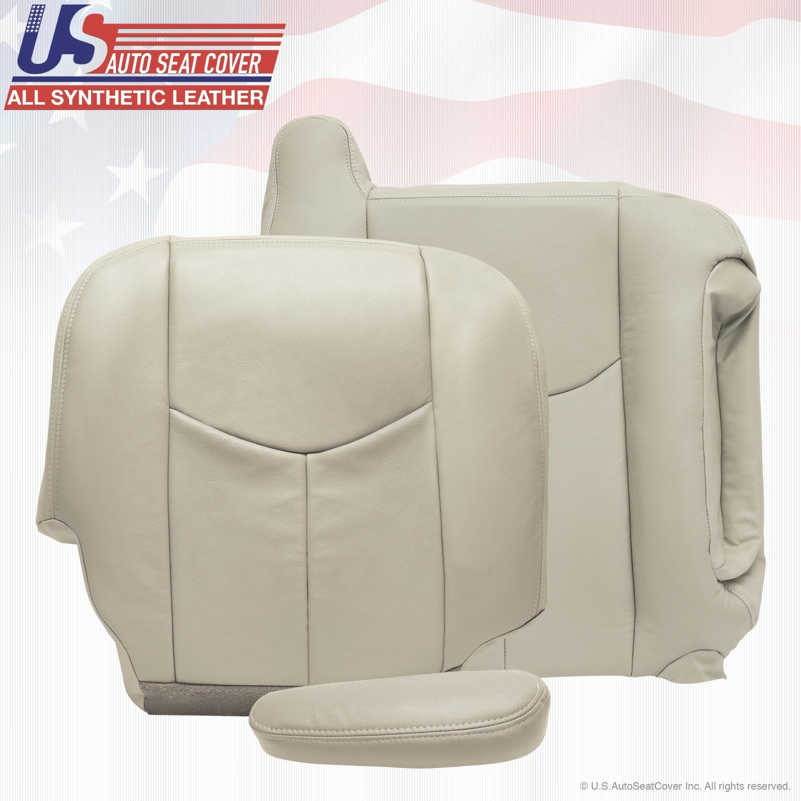 2003 - 06 Chevy Tahoe Suburban Synthetic leather seat OEM replacement 522 Tan